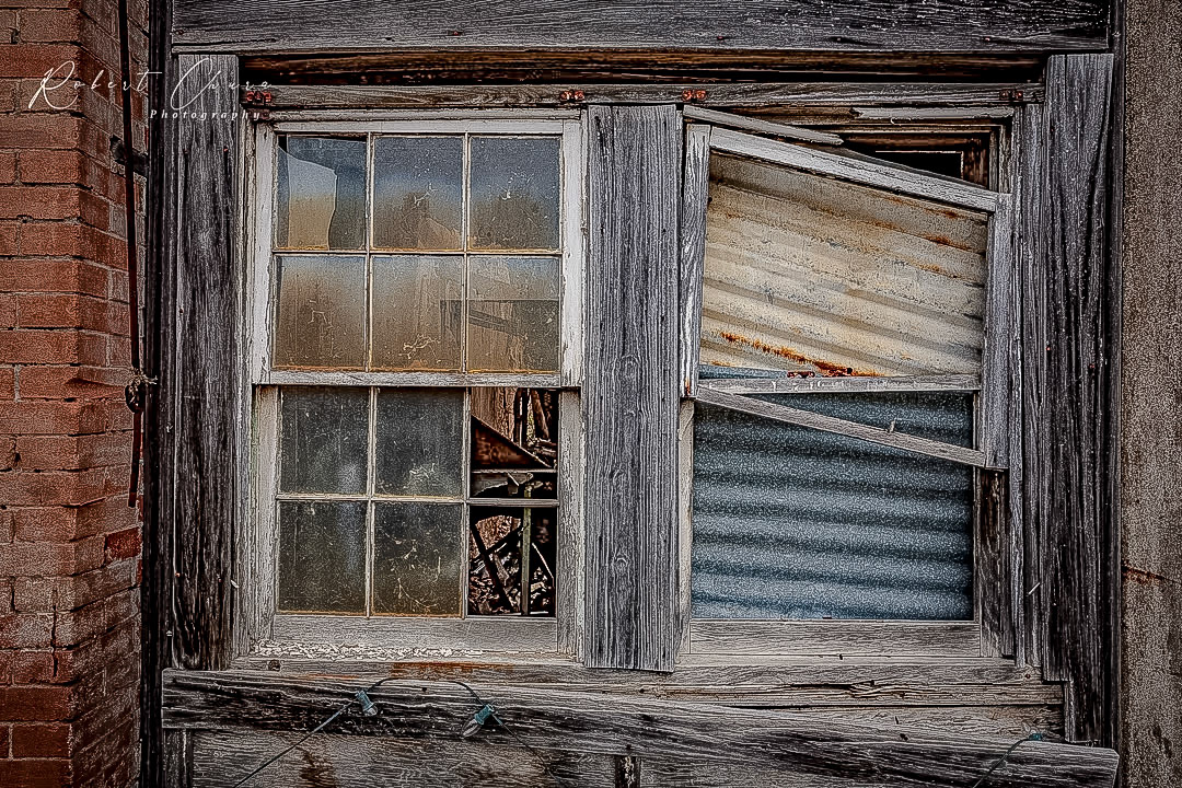 Windows with Christmas Lights