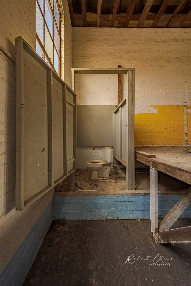 Restroom with a Window View