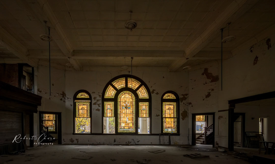 Christian Church Entrance Windows