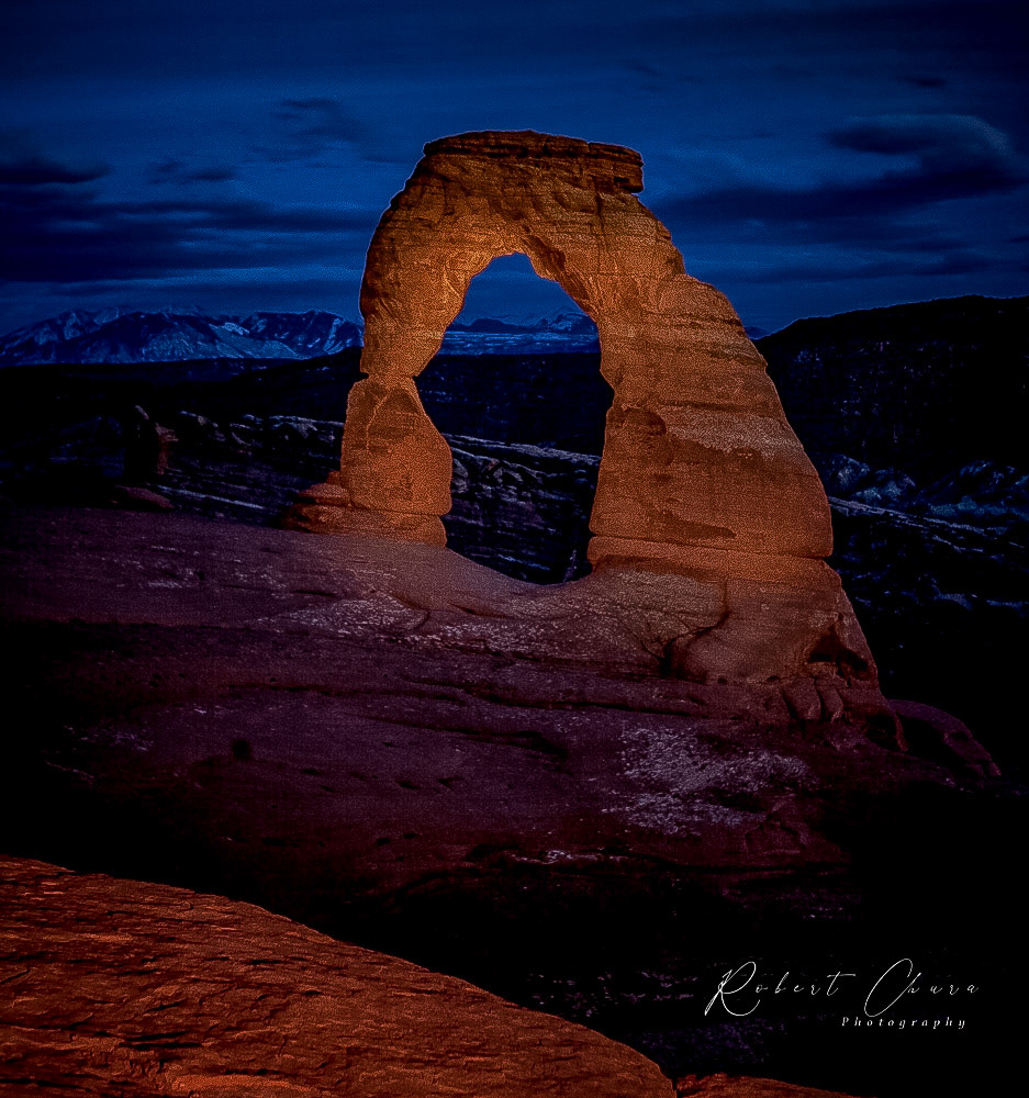 Delicate Arch at Night