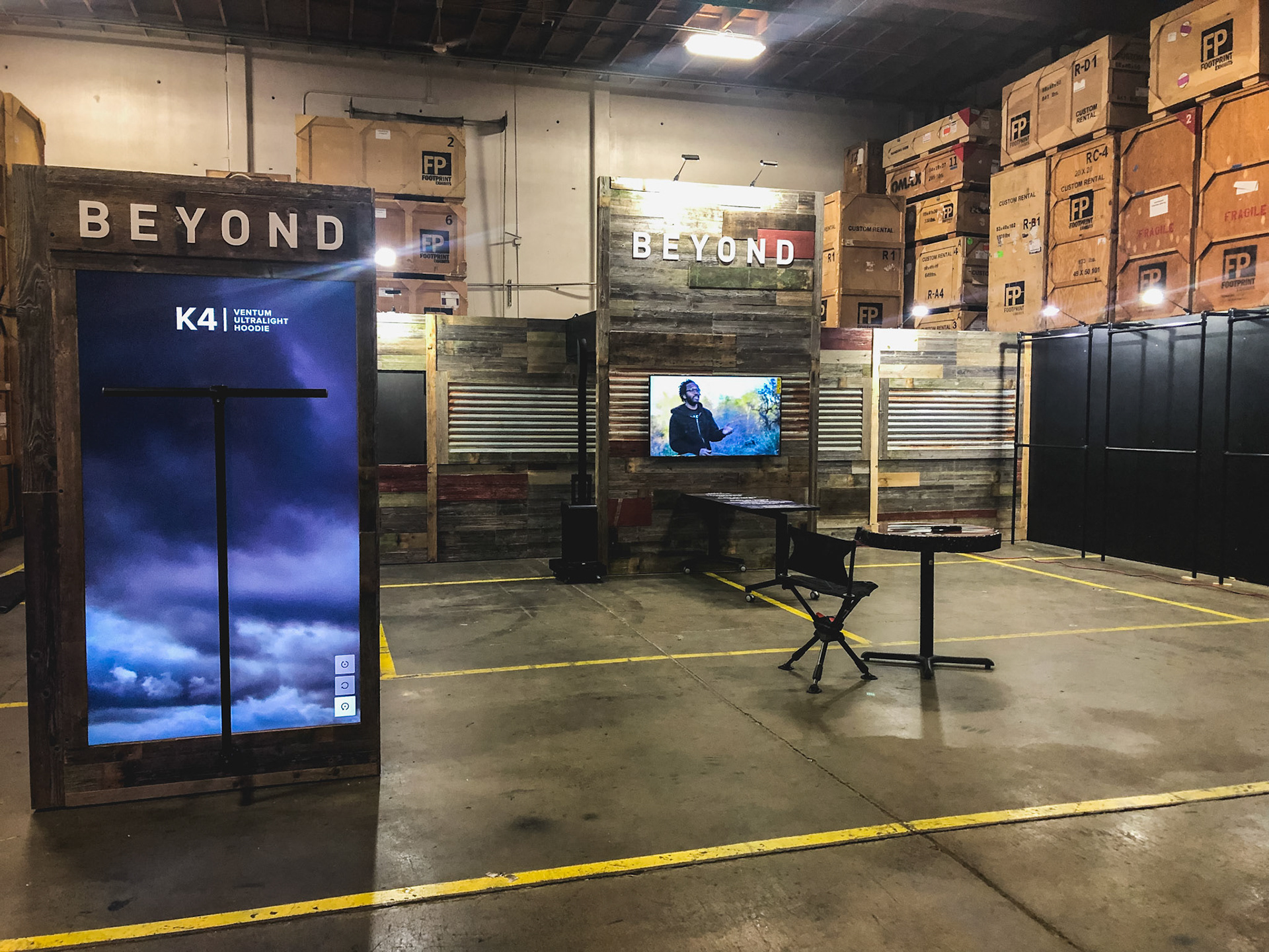 Booth buildout - dry run for tweaks.