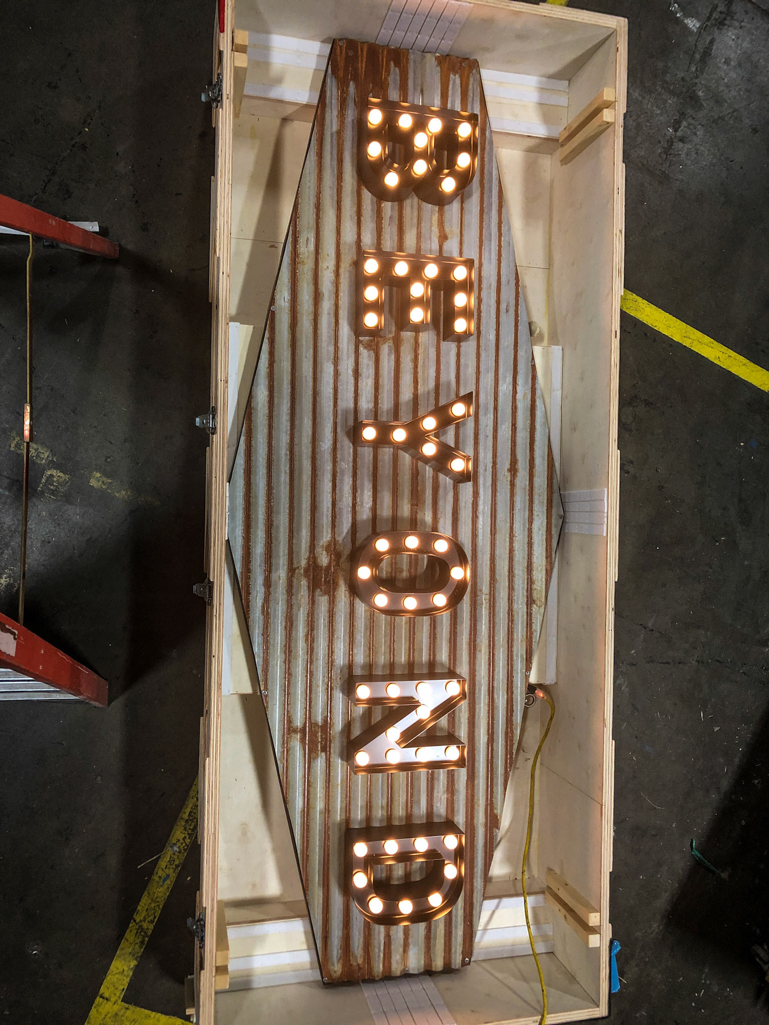 Lightbox ready to ship.