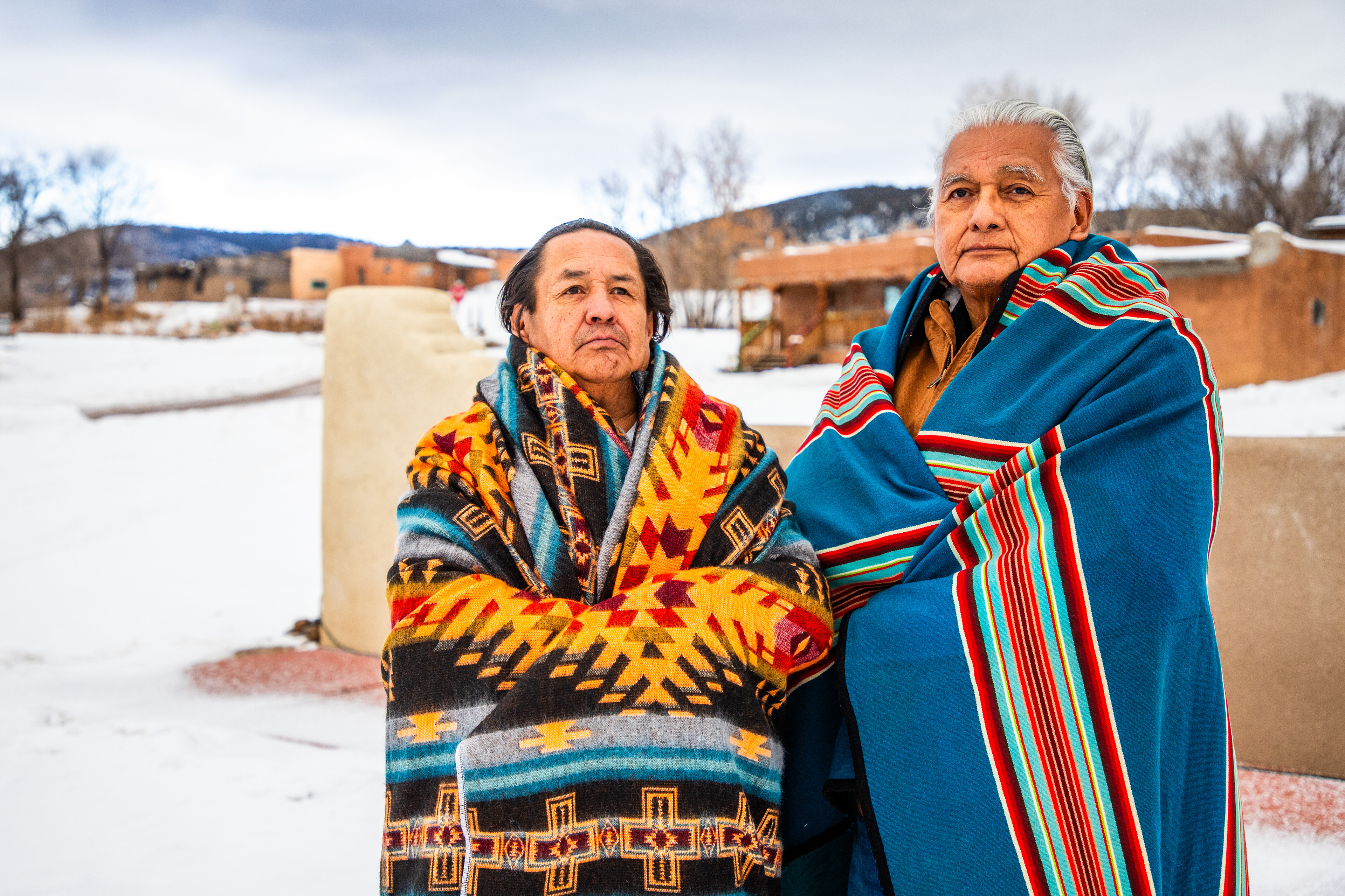 Pictured: Michael Simbolo (left) and Joe H. Mermejo - Liam DeBonis/Taos News