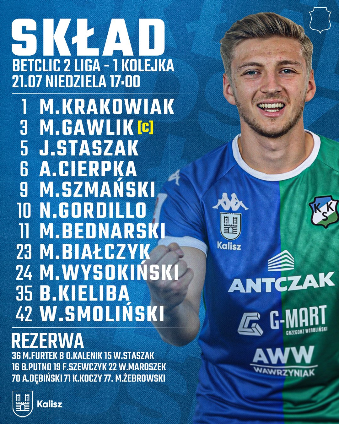 Rebranding dla KKS Kalisz