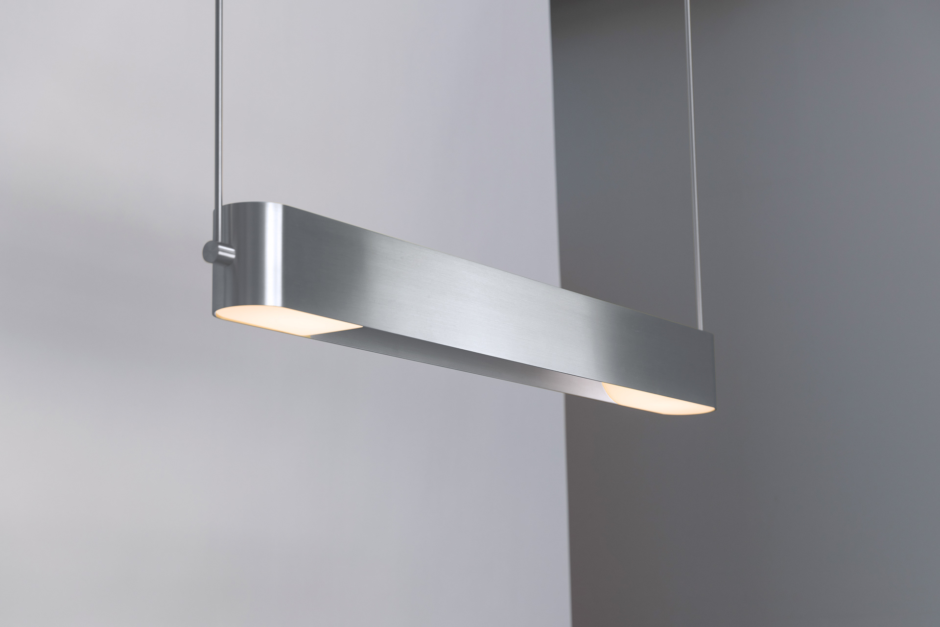 Loop Pendant in Satin Nickel