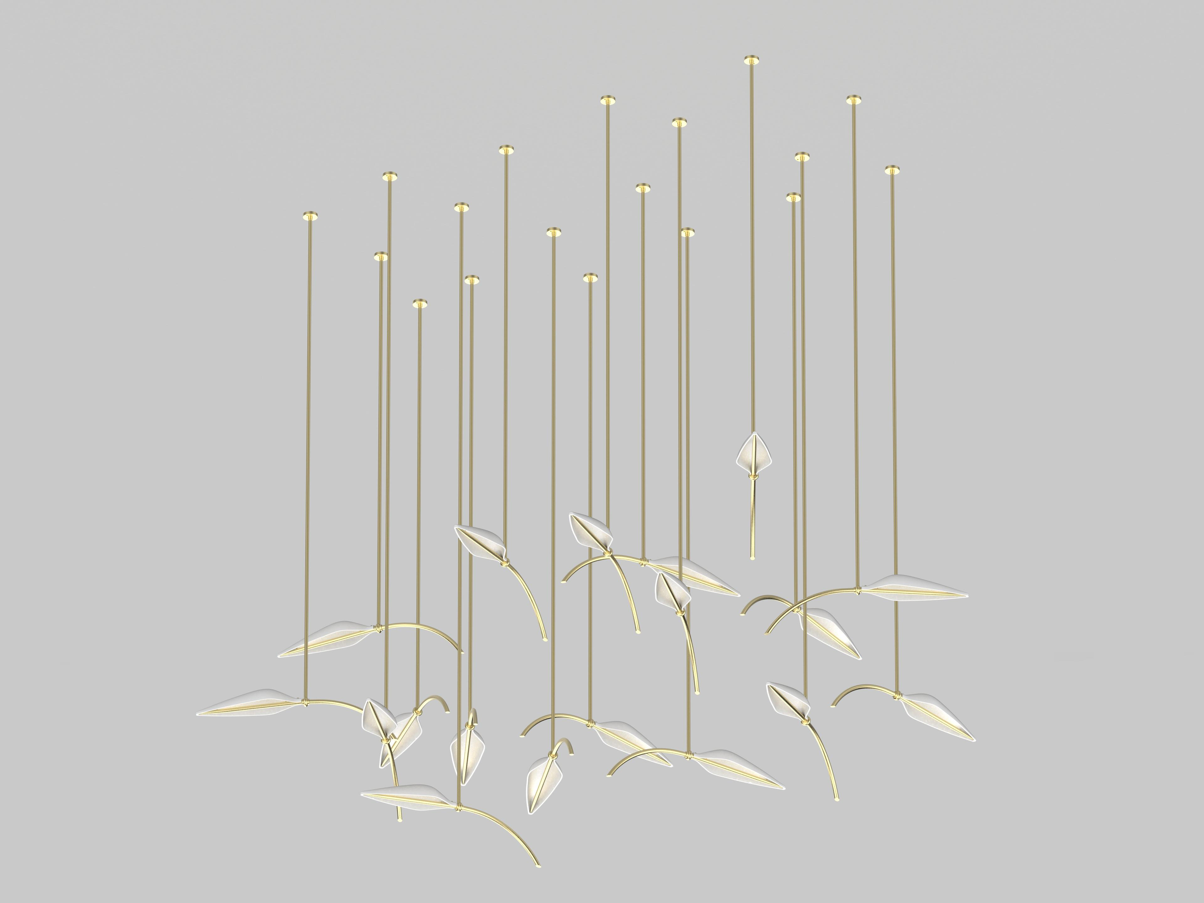 Spire Leaf Pendant (2 inch Medallions)