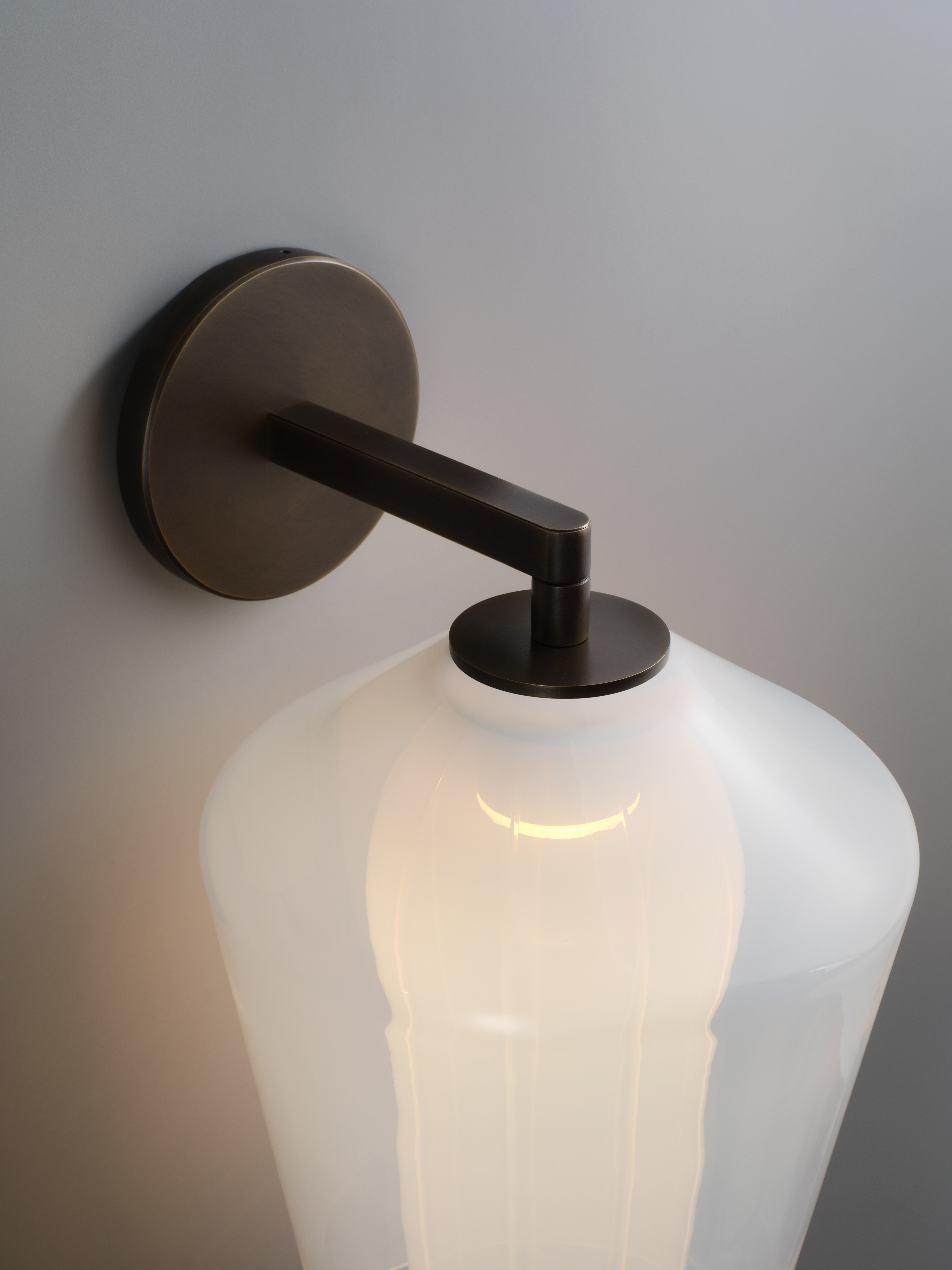 The Nest Sconce - Opaline