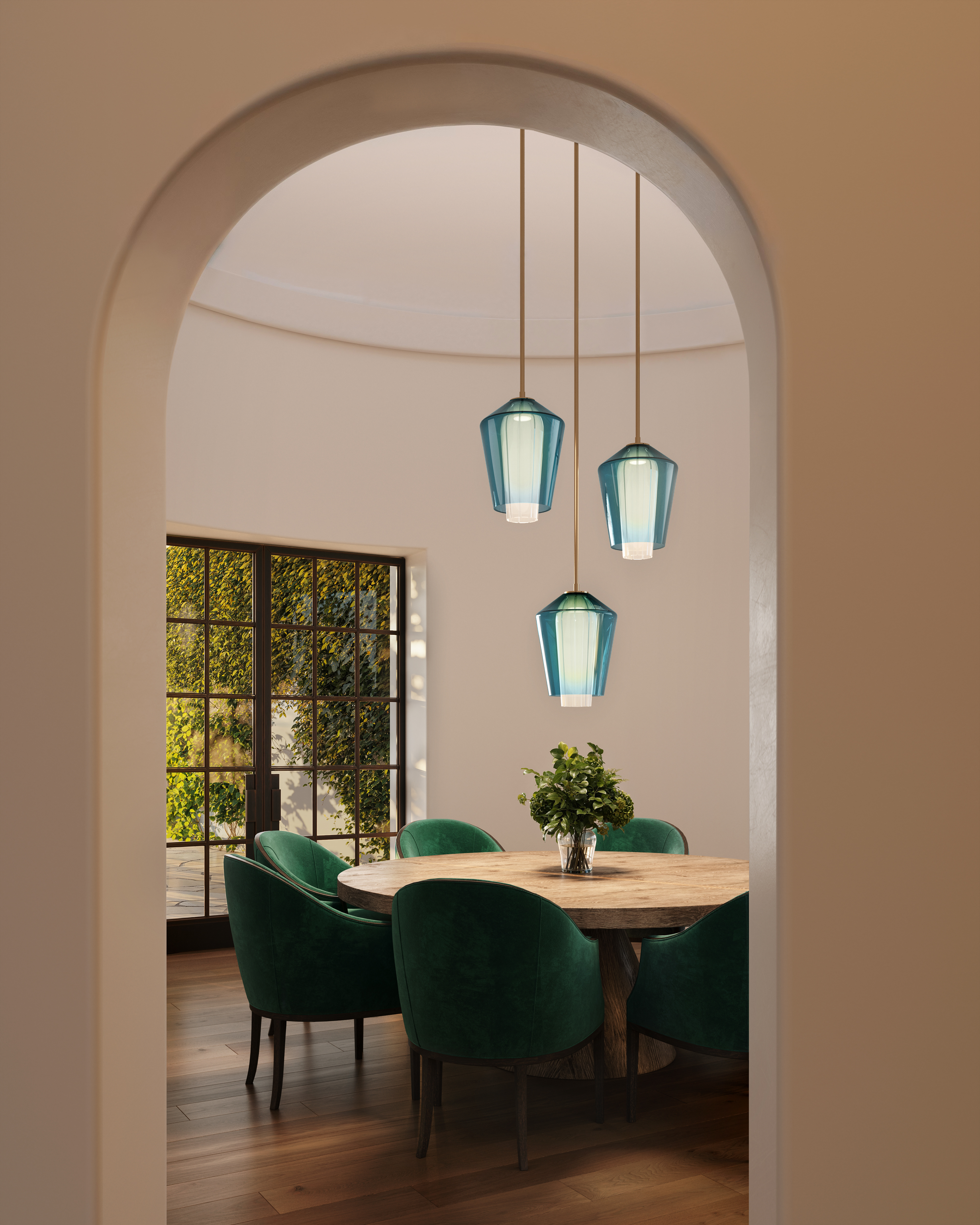 The Nest Triple Pendant