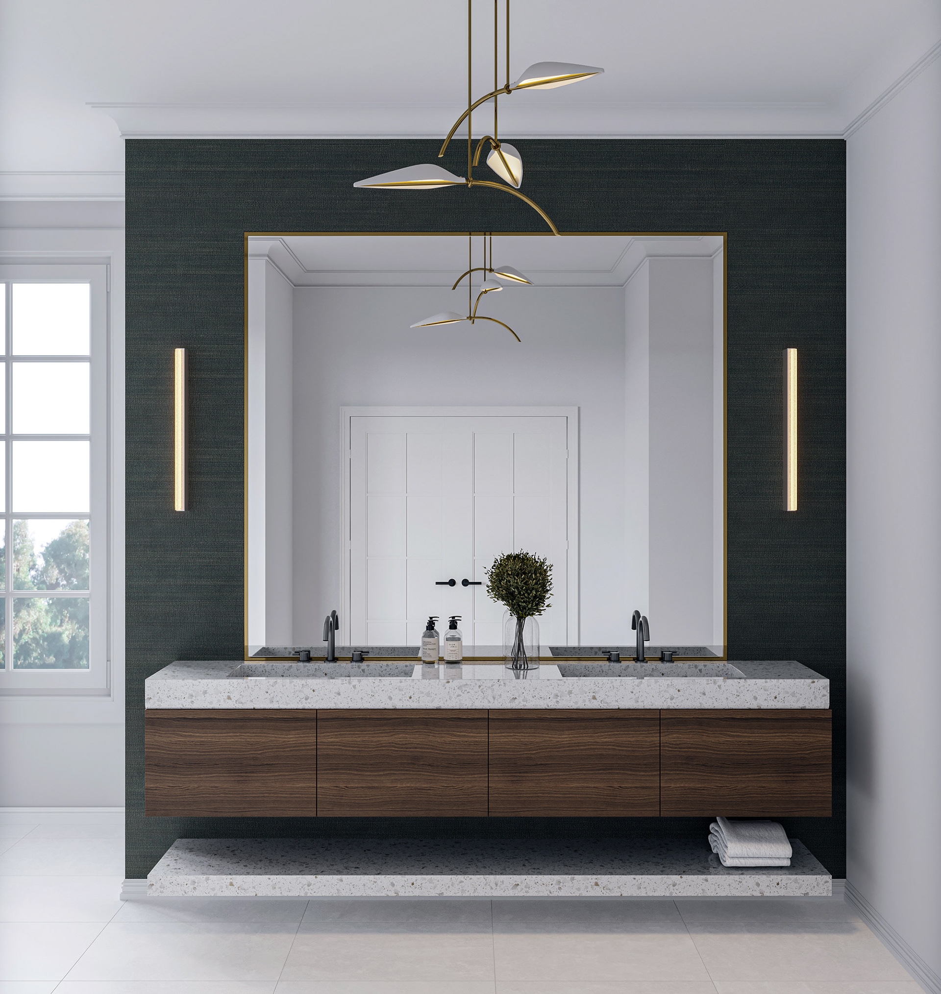 Spire Leaf Pendant / Ias Sconces