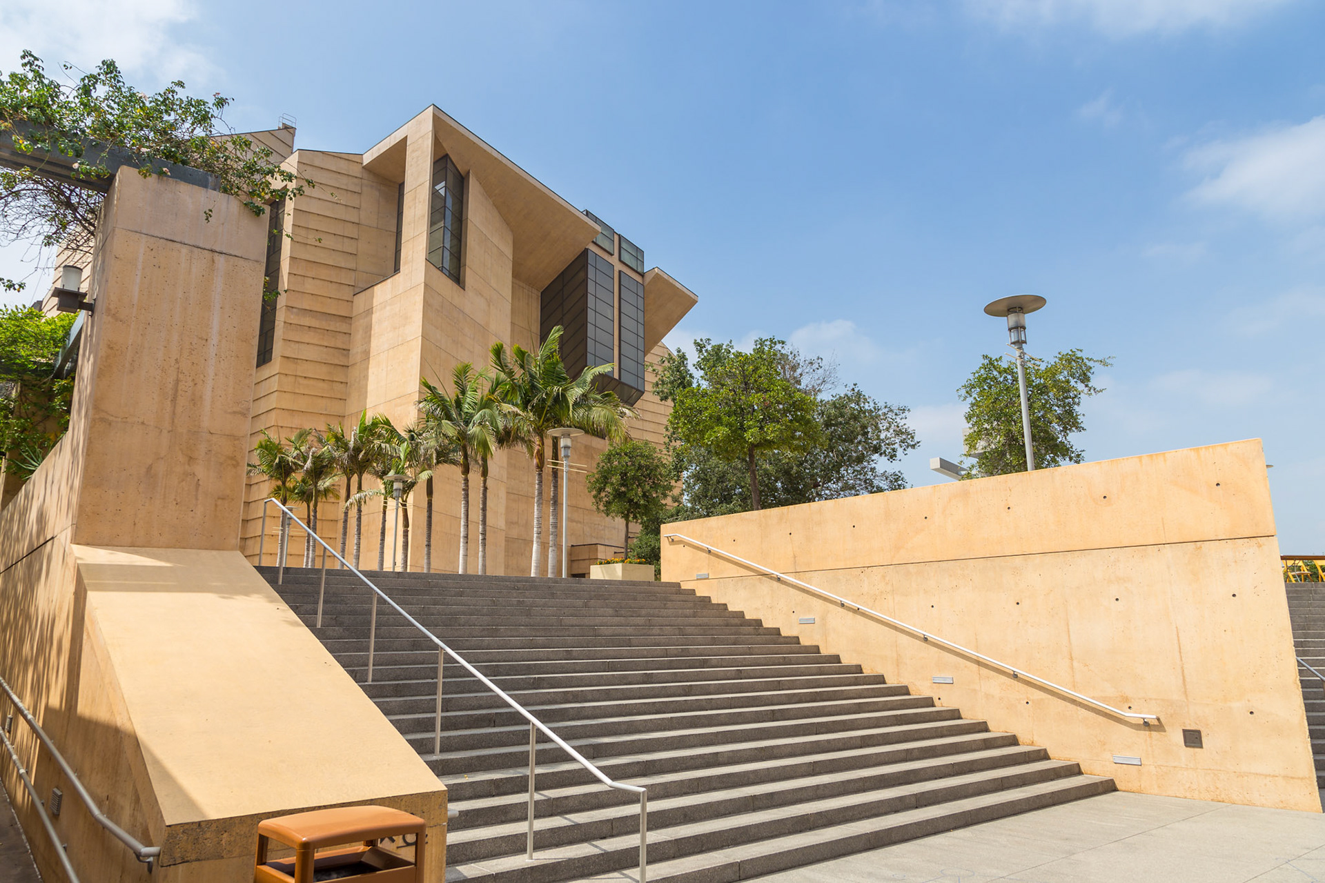 Los Angeles, California, USA- 11 June 2015: The Cathedral of Our Lady of the Angels, Roman Catholic Church.