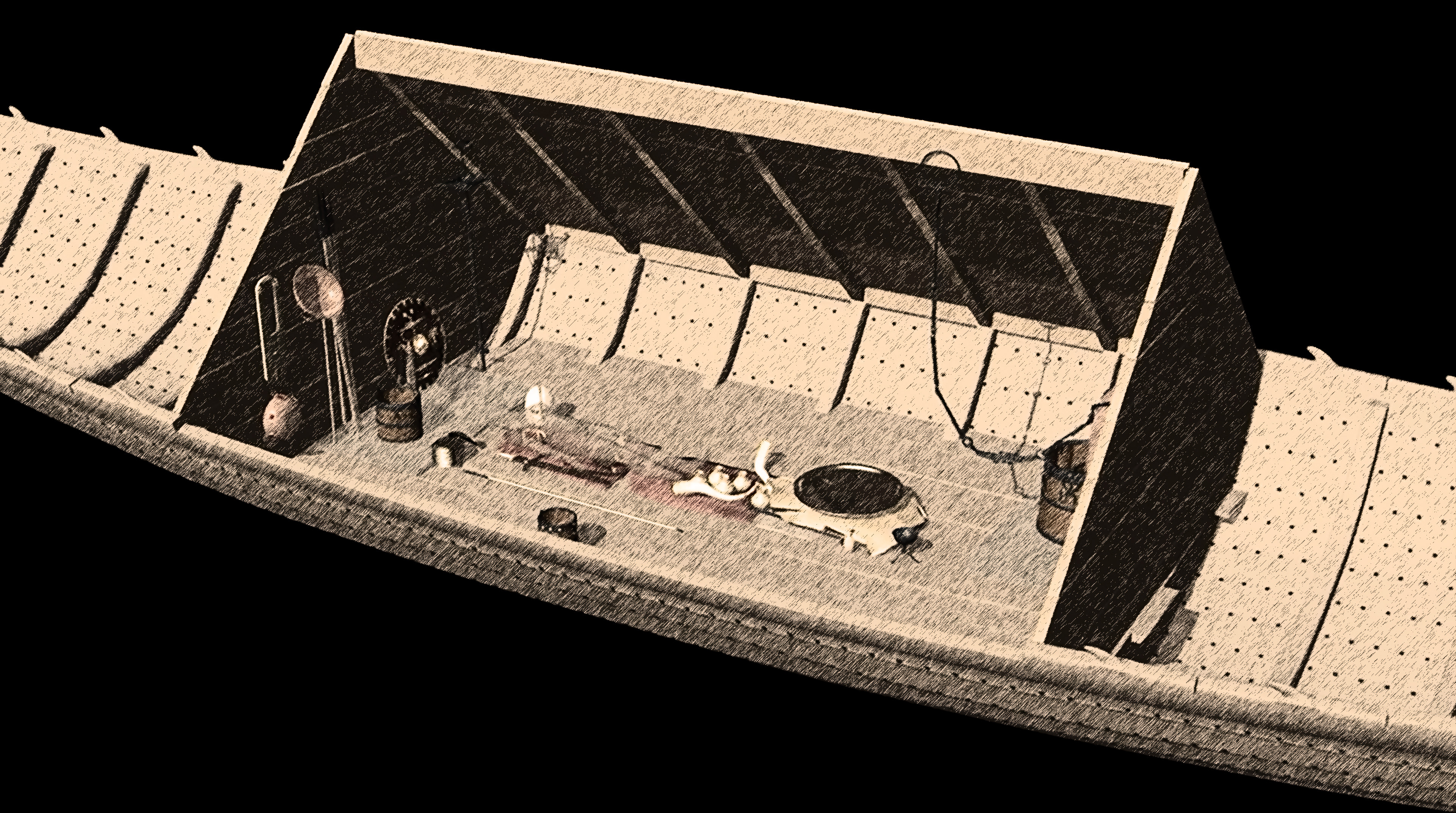 Burial Chamber Illustration