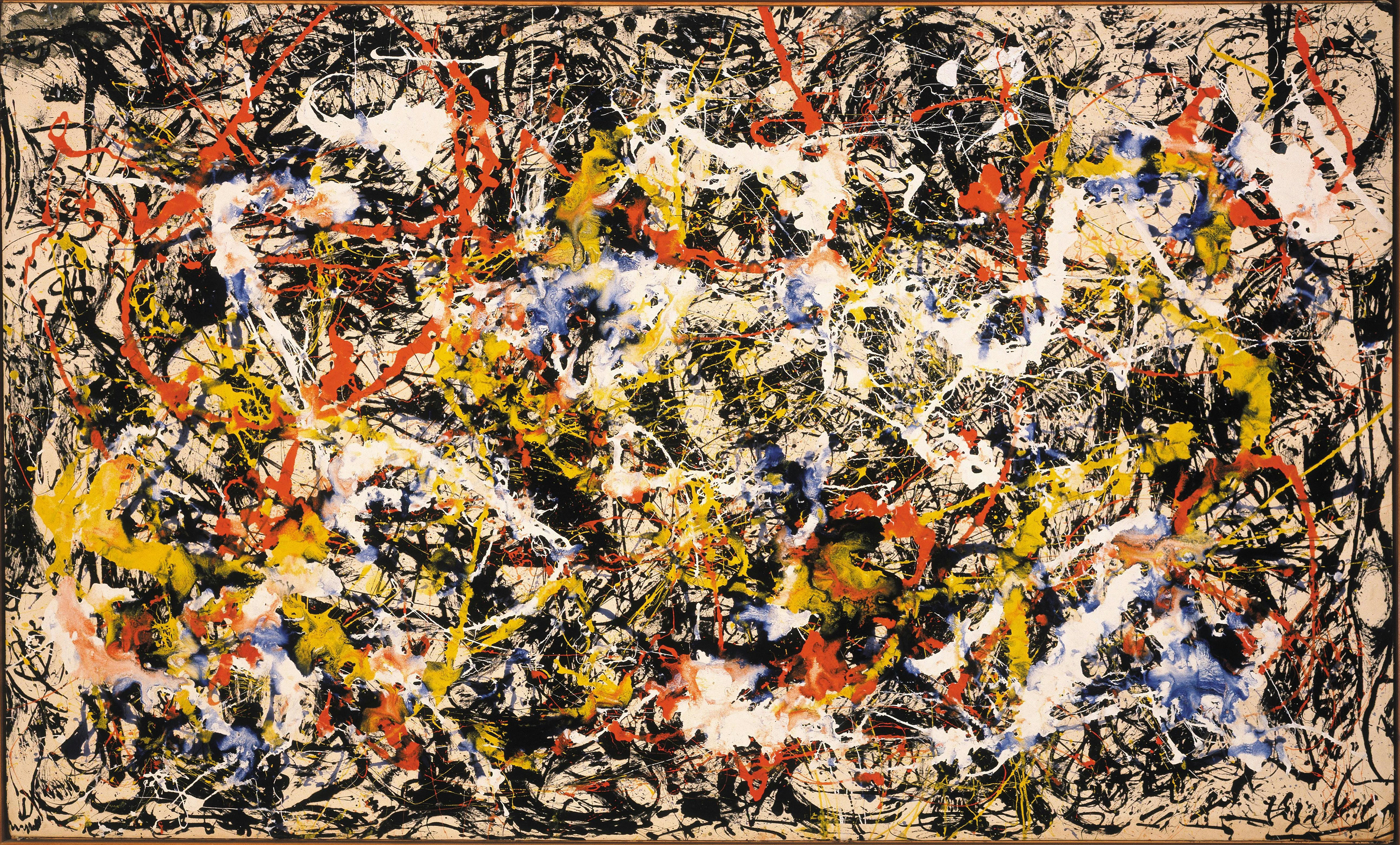 Jackson Pollock, "Convergence," 1952
