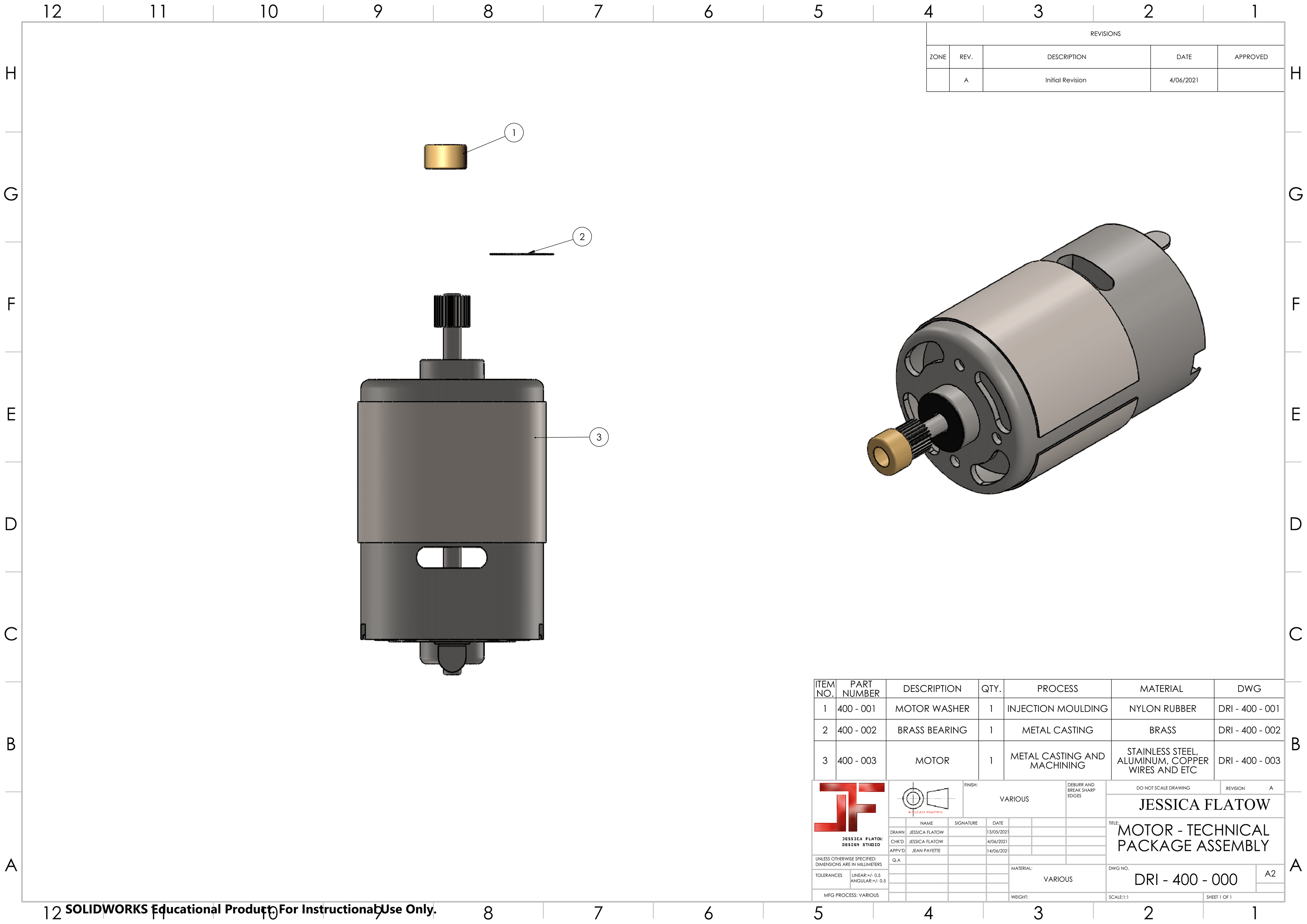 Motor Sub-assembly