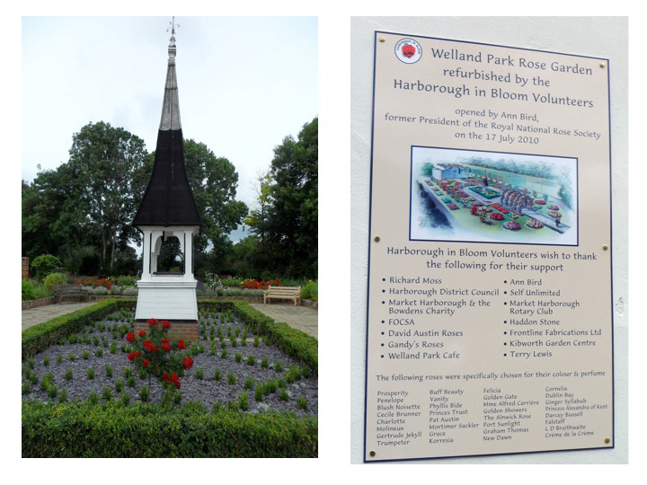 Knot garden finished