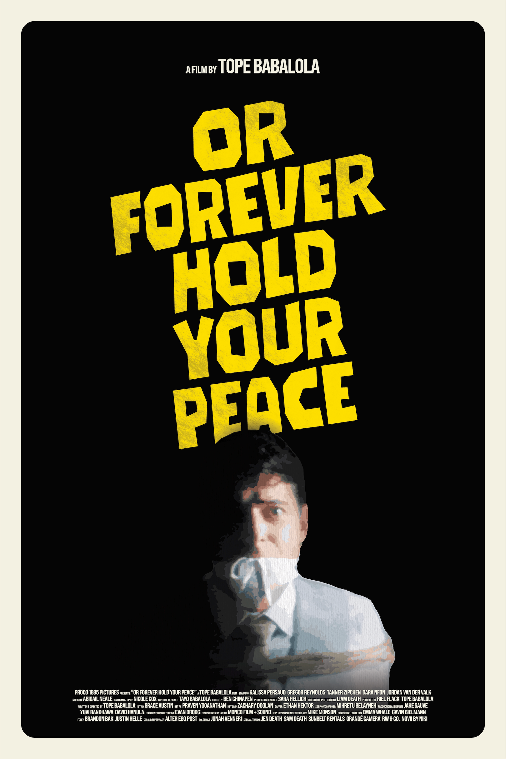 Short Film Poster - Or Forever Hold Your Peace, 2026