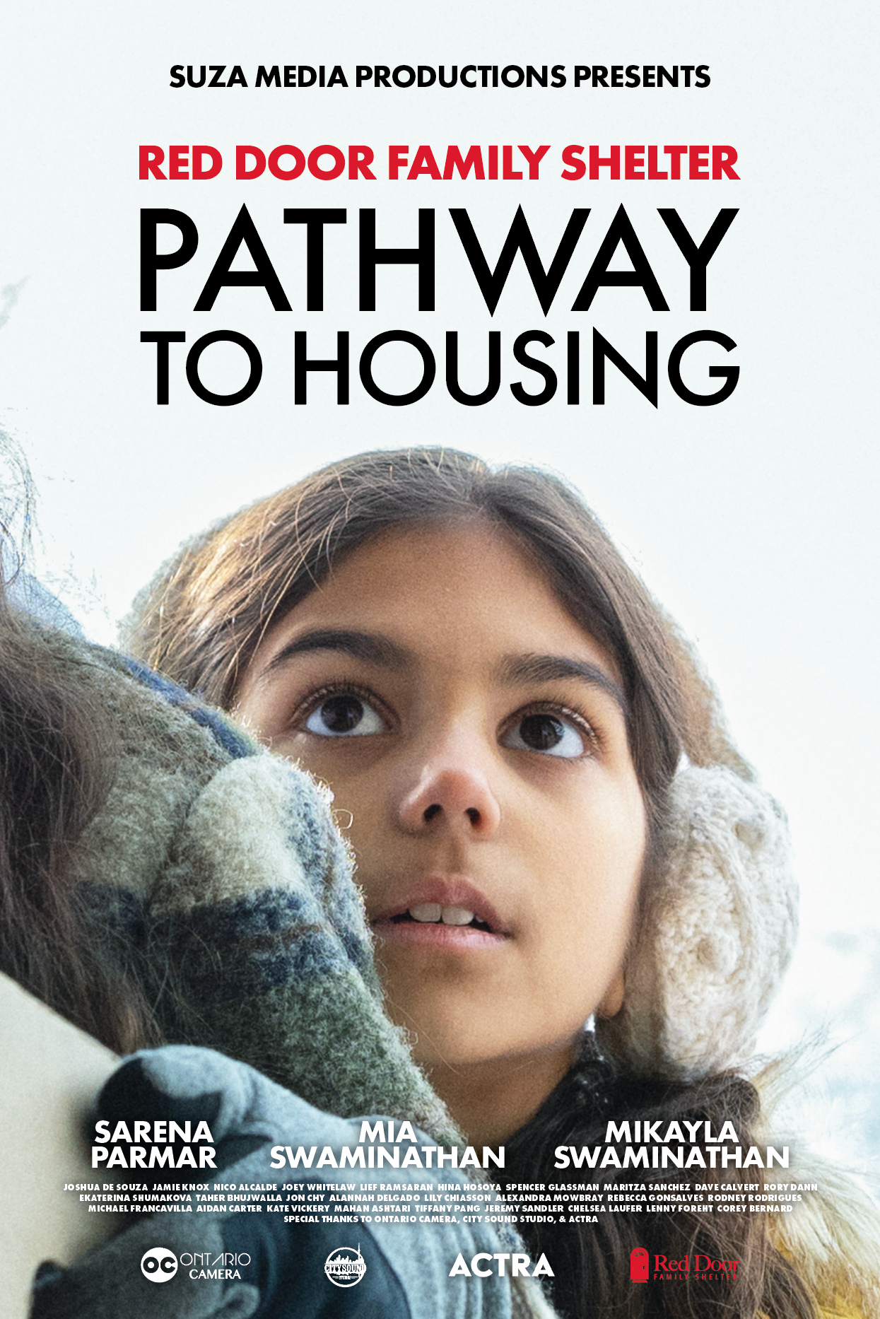 Short Film PSA Poster - Red Door Family Shelter, 2026