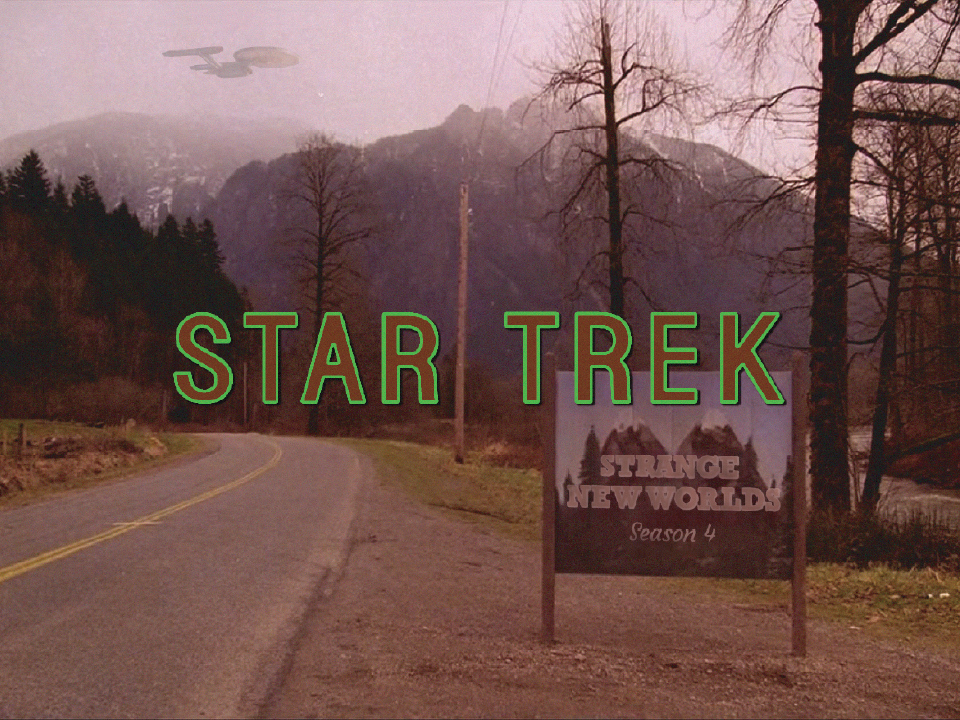 Star Trek parody of the Twin Peaks title
