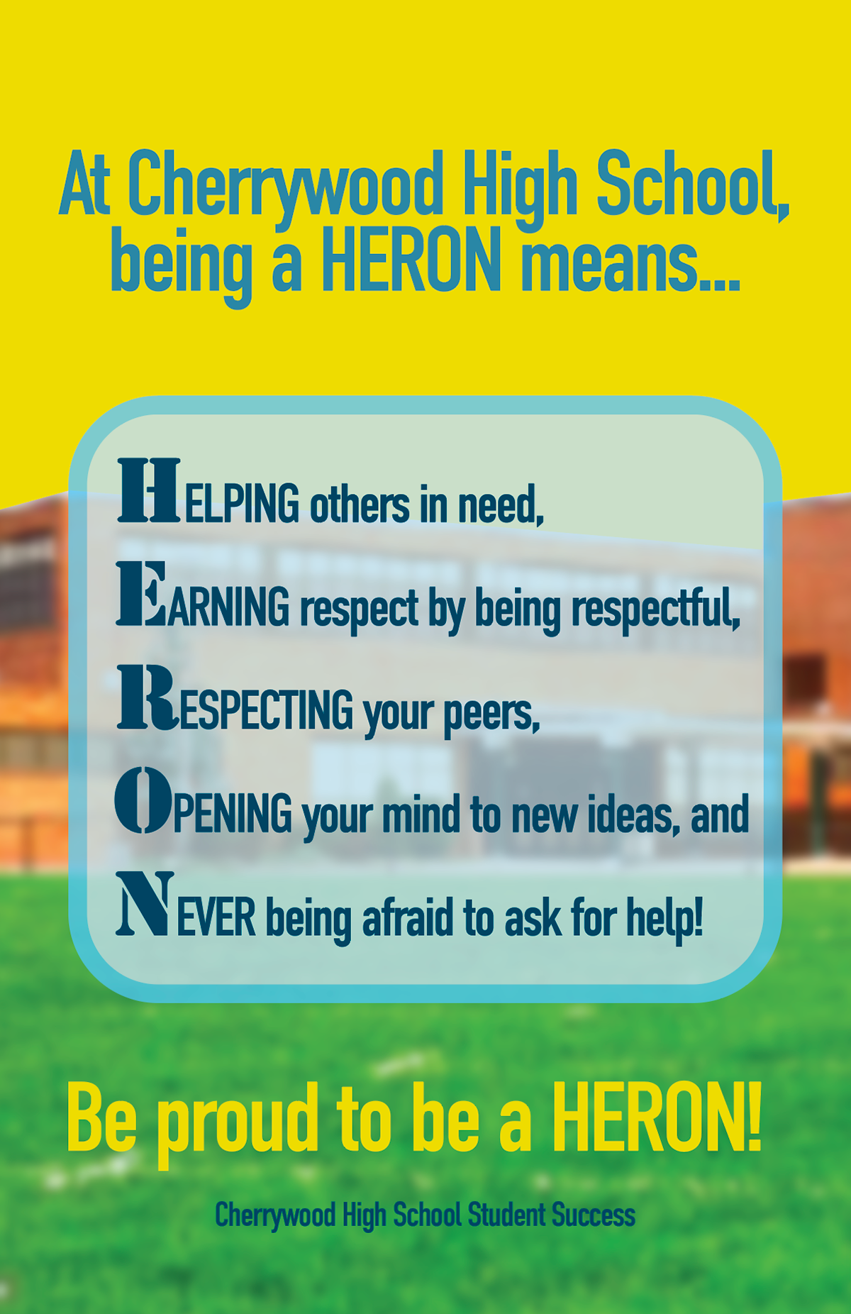 High School Posters - A Dance In The Snow, 2024