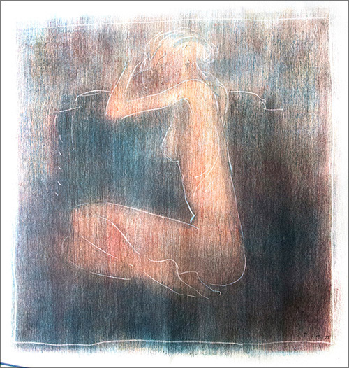 Lena 2 / Watercolor, paper / 110x100 cm / 500 €