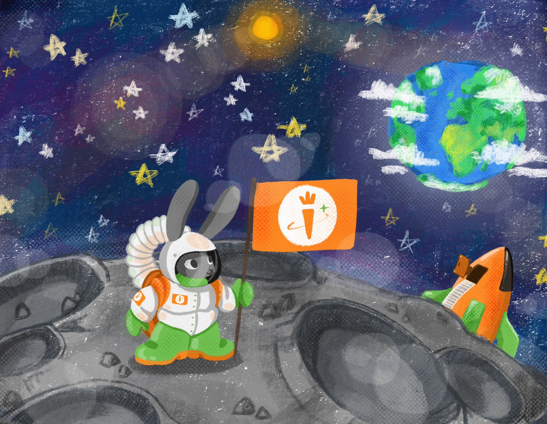 Olive landing on the moon - future project