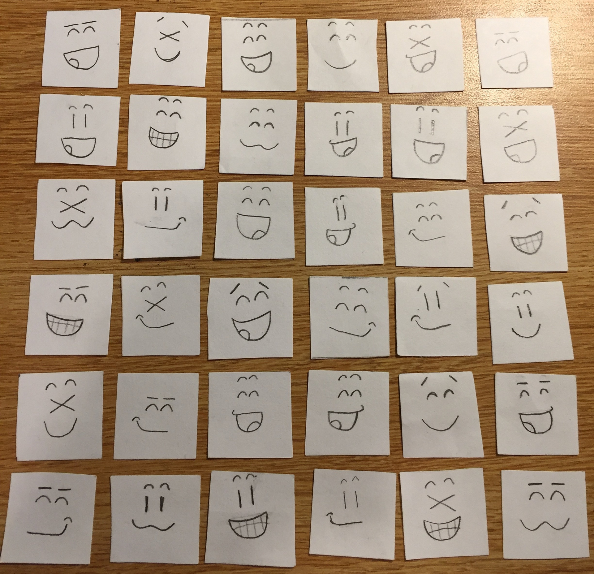 All 36 Happiness tokens