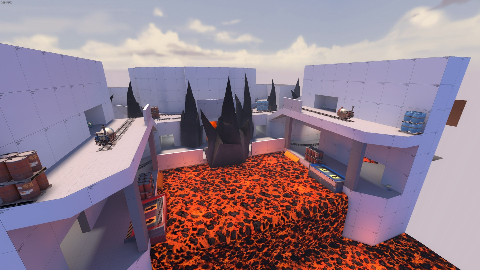 A unique Payload Race map created for MC17 with the unique twist that your team's cart both starts and ends in enemy territory
