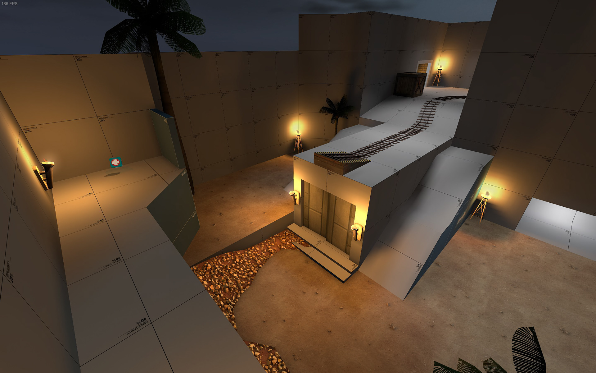 An early version of the final area