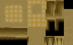Walls and floors for the Mines and Ruins. Tutorial text was baked directly into the artwork here