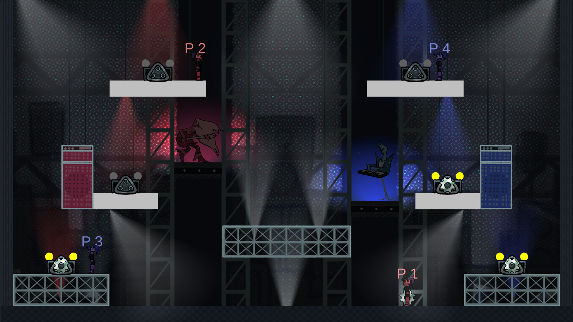 Level 5, widely considered to be the most fun by the playtesters, was an experiement in a more open design.