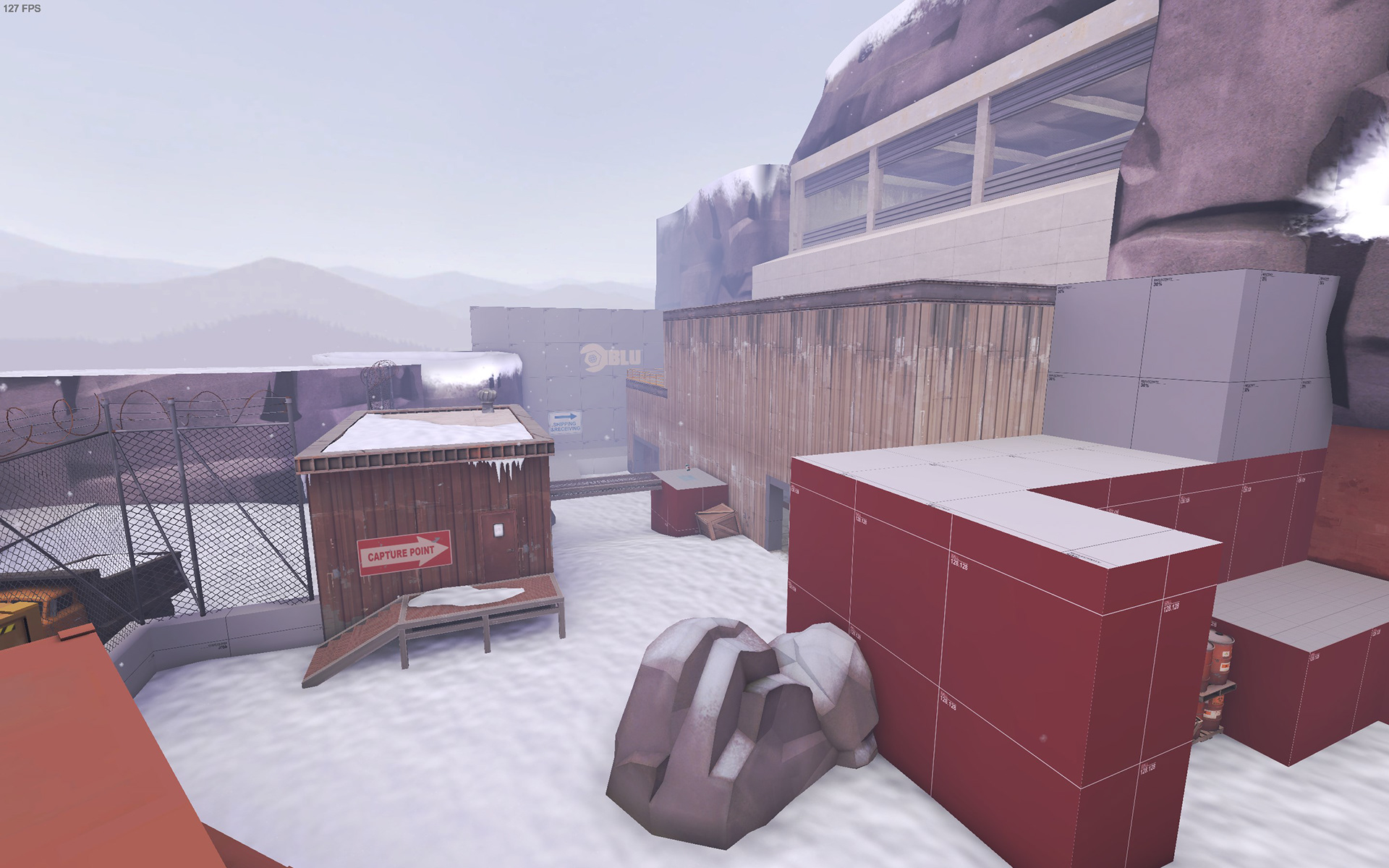 The view from above Red spawn