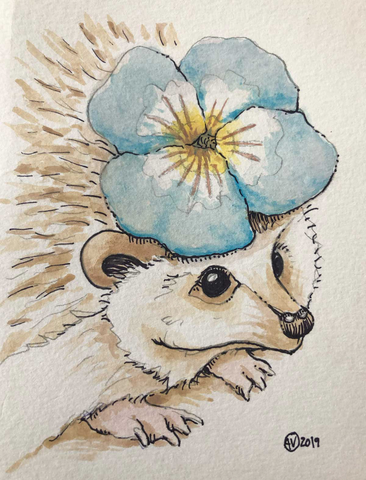 Water color 3" x 4"