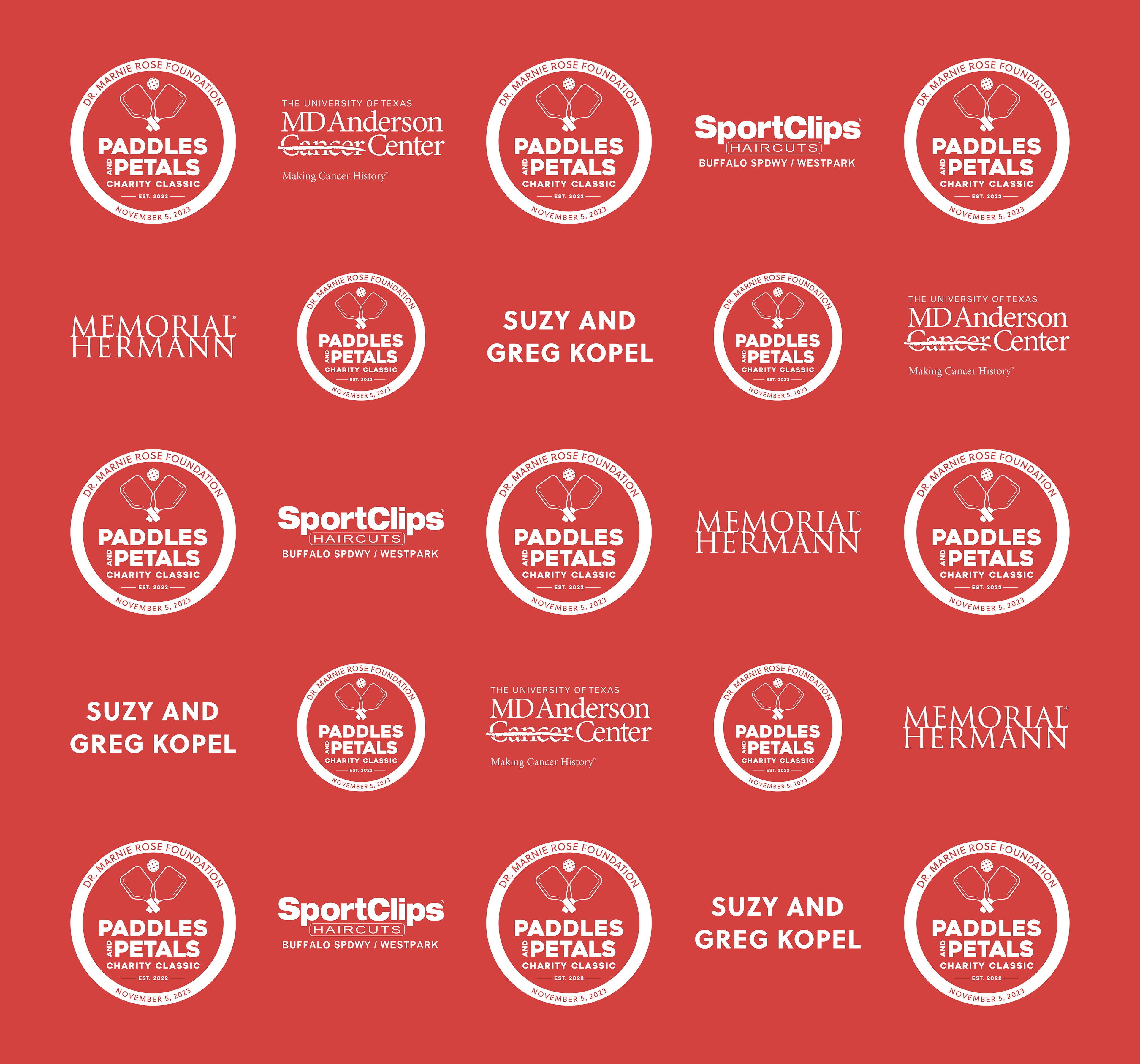 Pickleball Banner: Step and Repeat