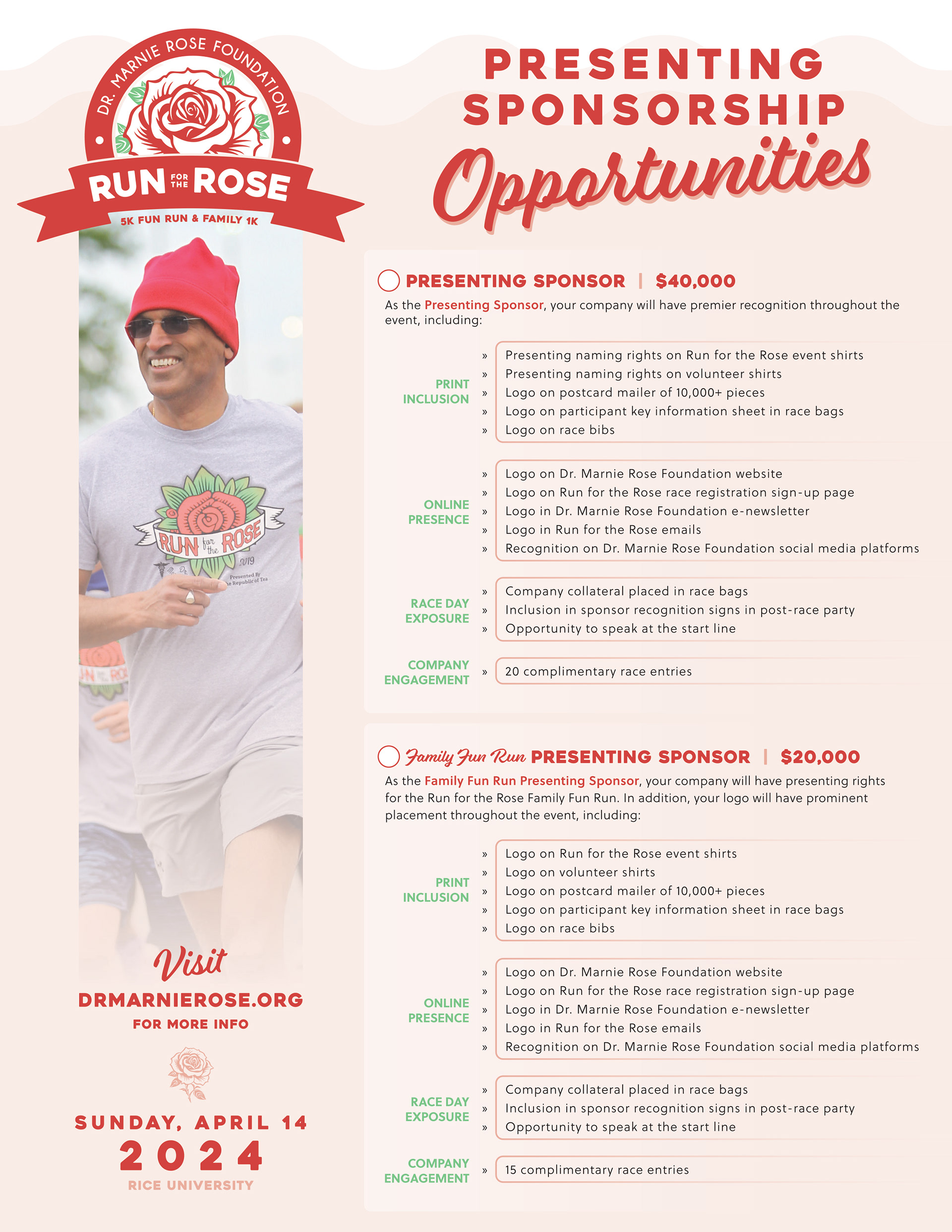 RftR Form: Presenting Sponsorships