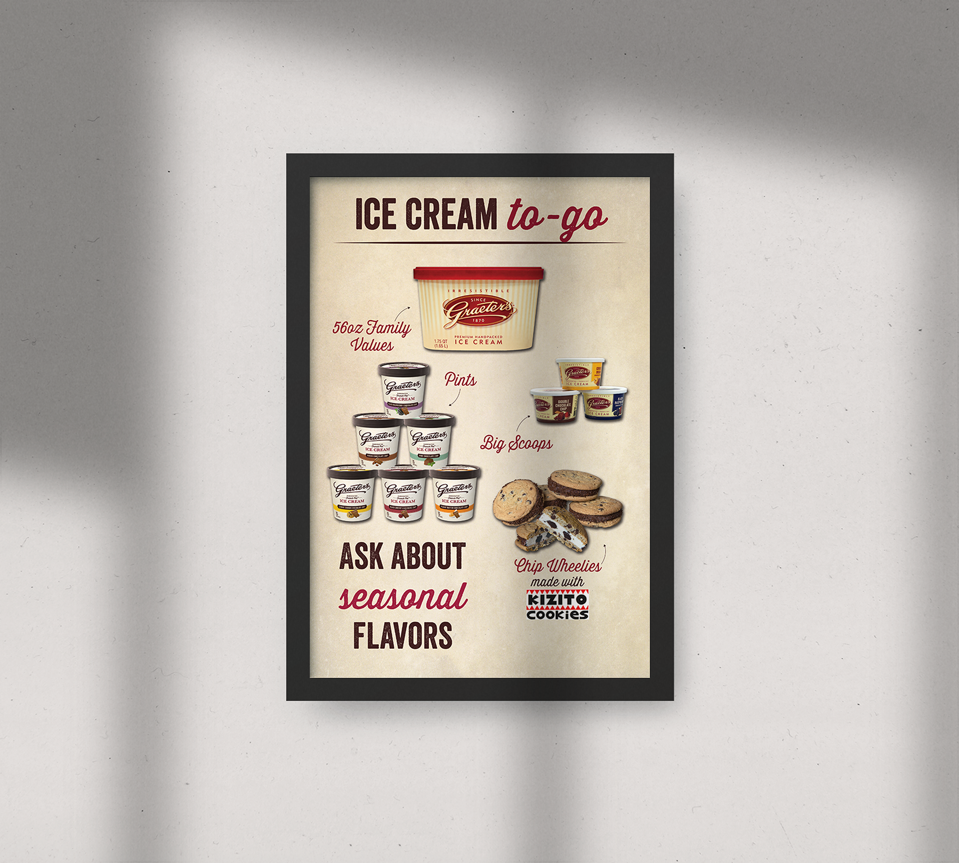 Ice Cream to-go DT Menu