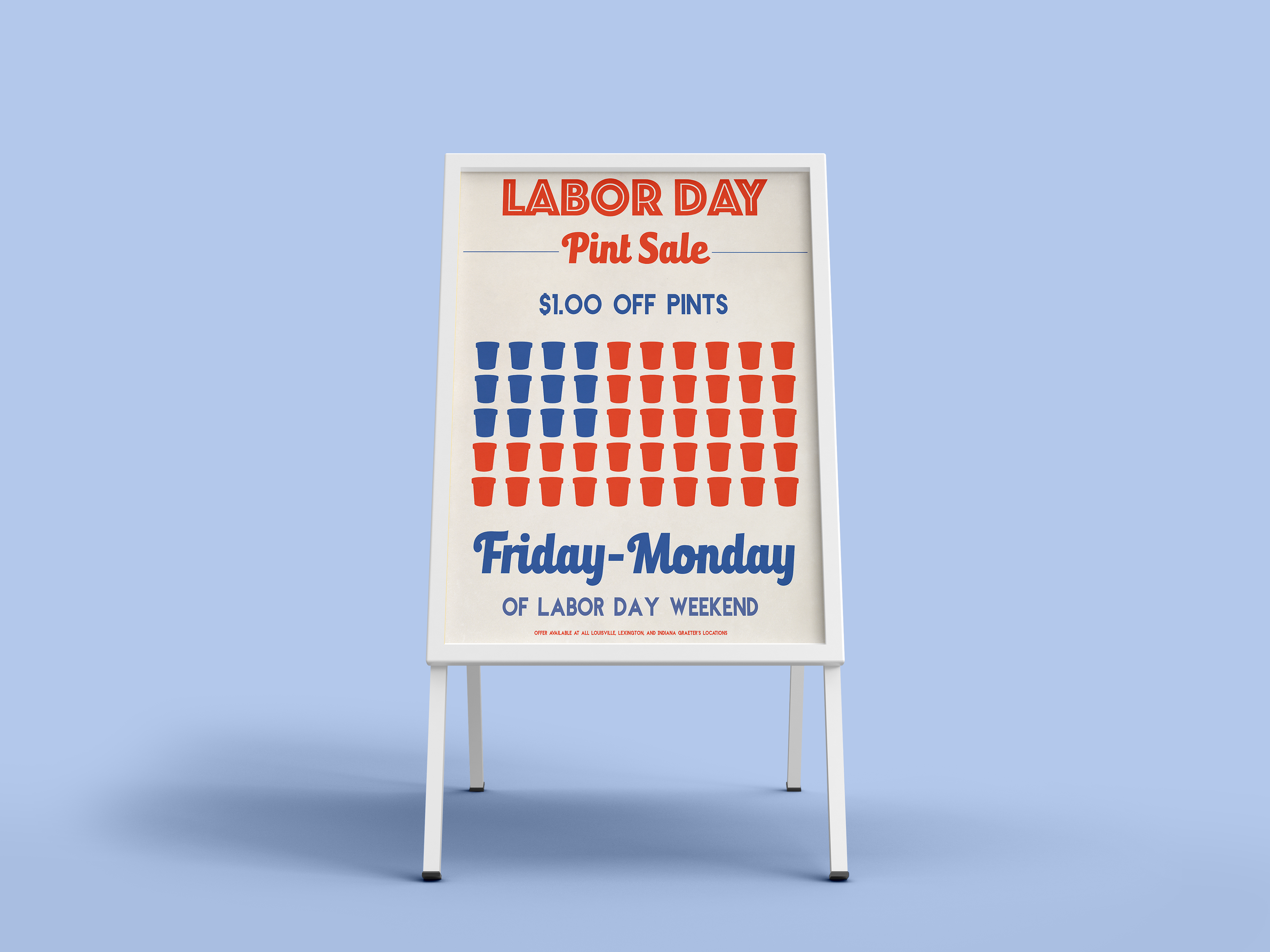 Labor Day Pint Sale