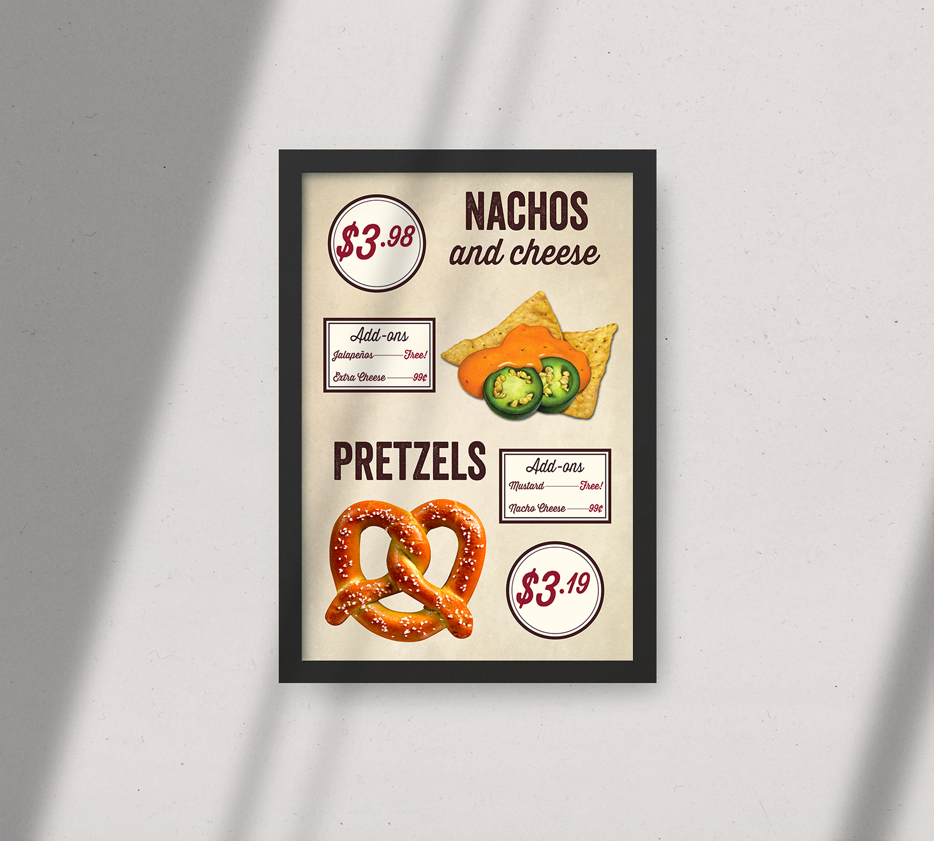 Nachos and Pretzels Horseshoe Casino