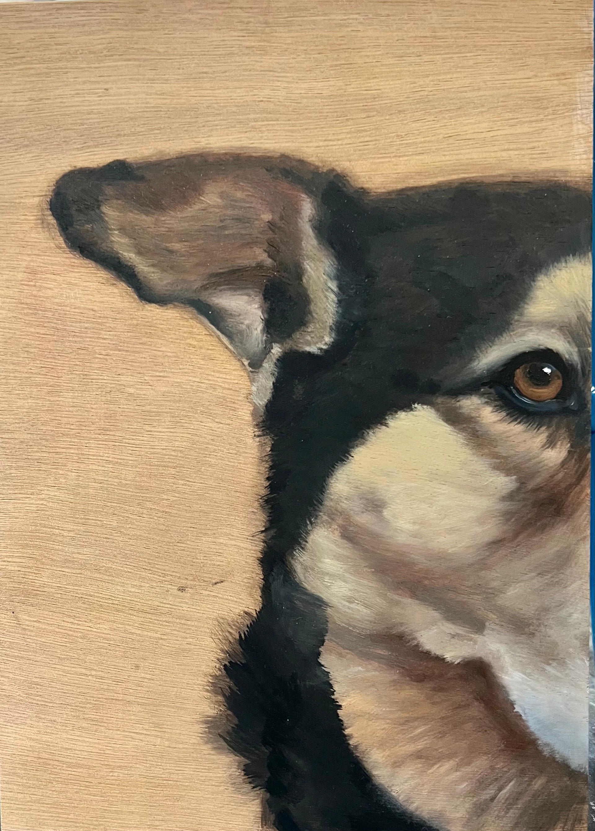"Untitled", 12"x14", oil on wood