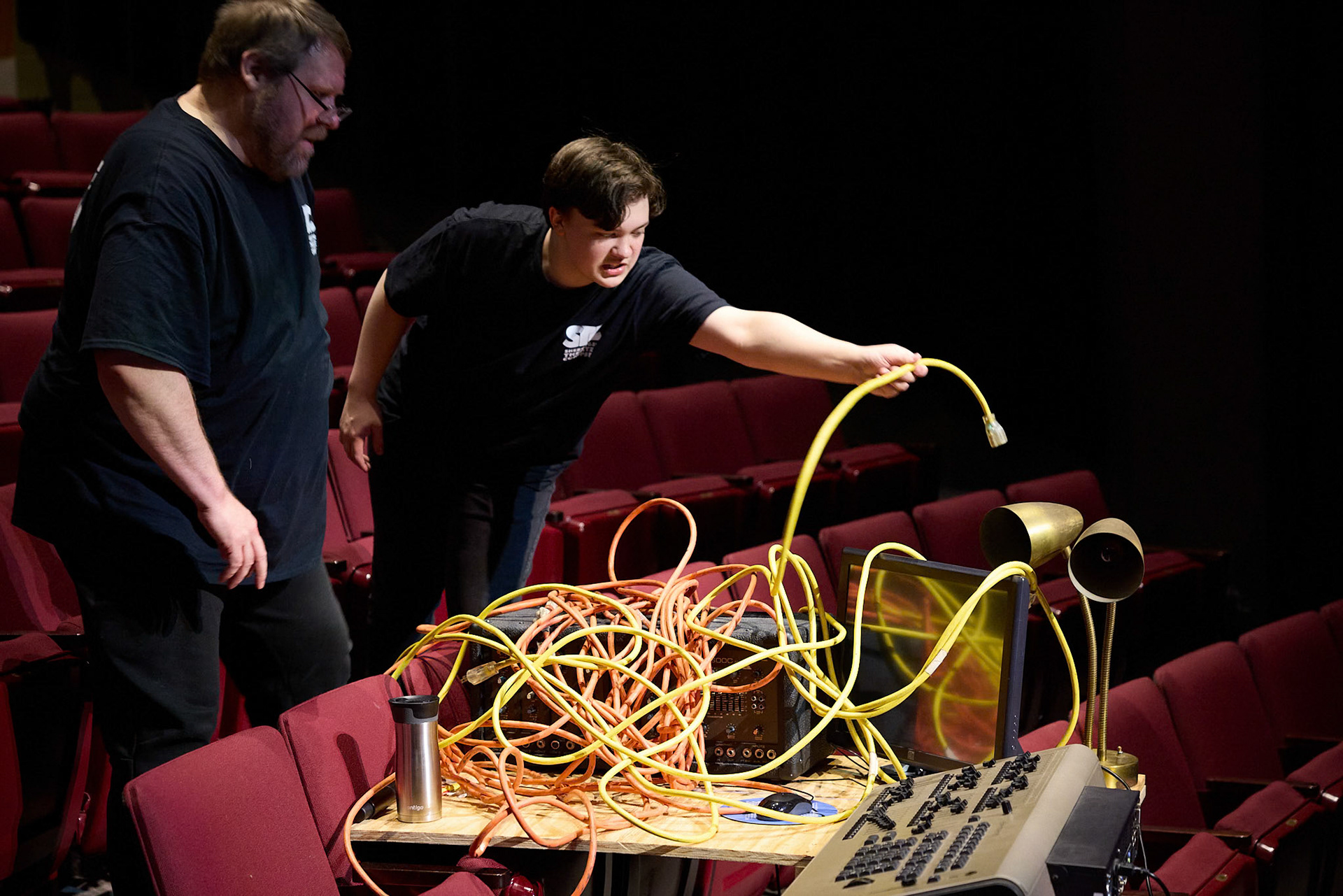 Sheboygan Theatre Company THE PLAY THAT GOES WRONG By: Henry Lewis, Johnathan Sayer & Henry Shields Photographers: Michael Huibregtse & Scott Seifert Full Production Credit: rehearsalreport.com  Director: Ryan Schabach  