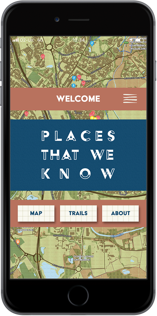 App home screen