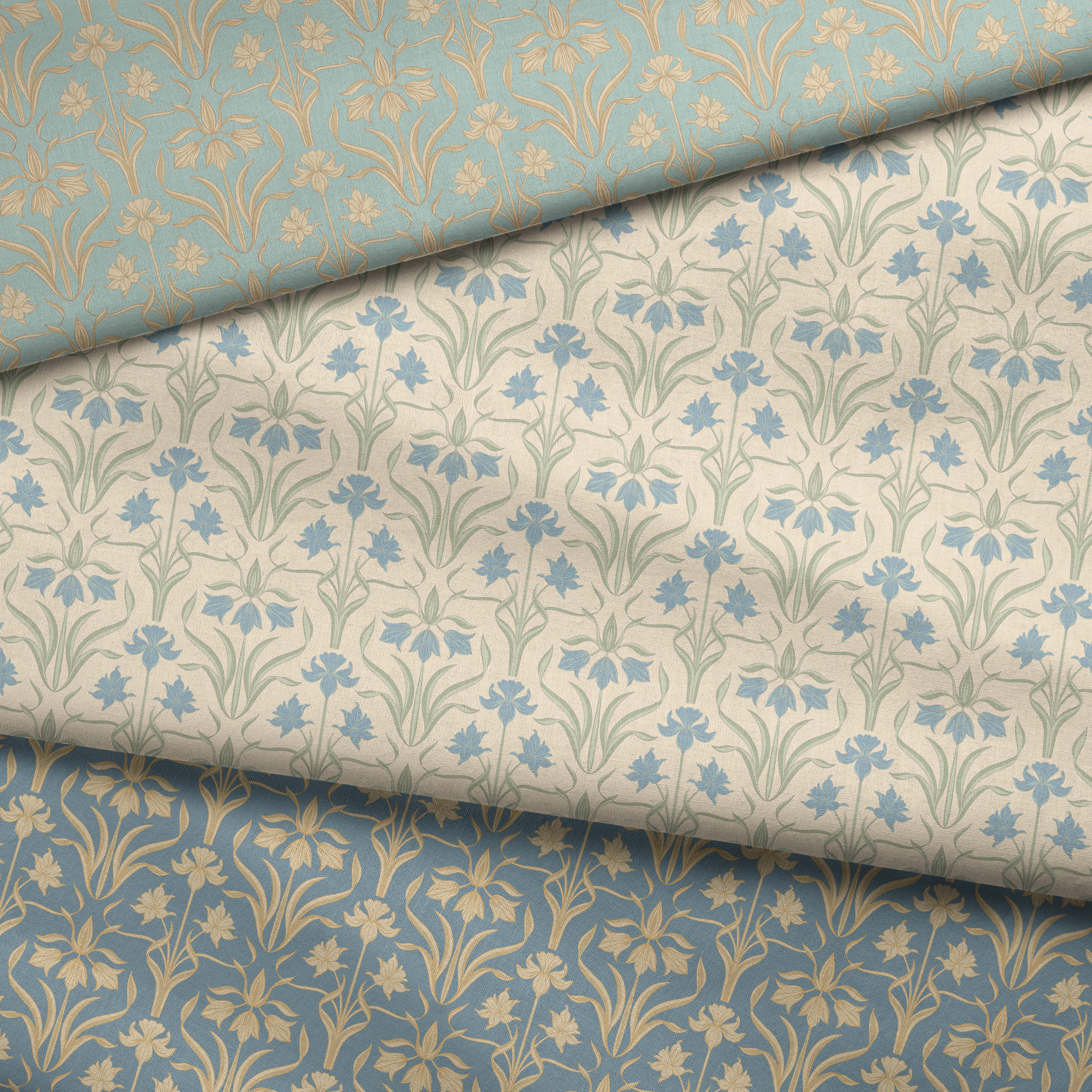 Spring melody seamless pattern