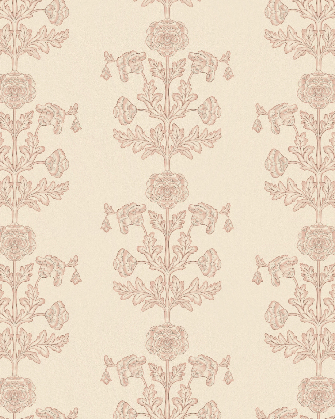 Indian poppy Seamless Pattern