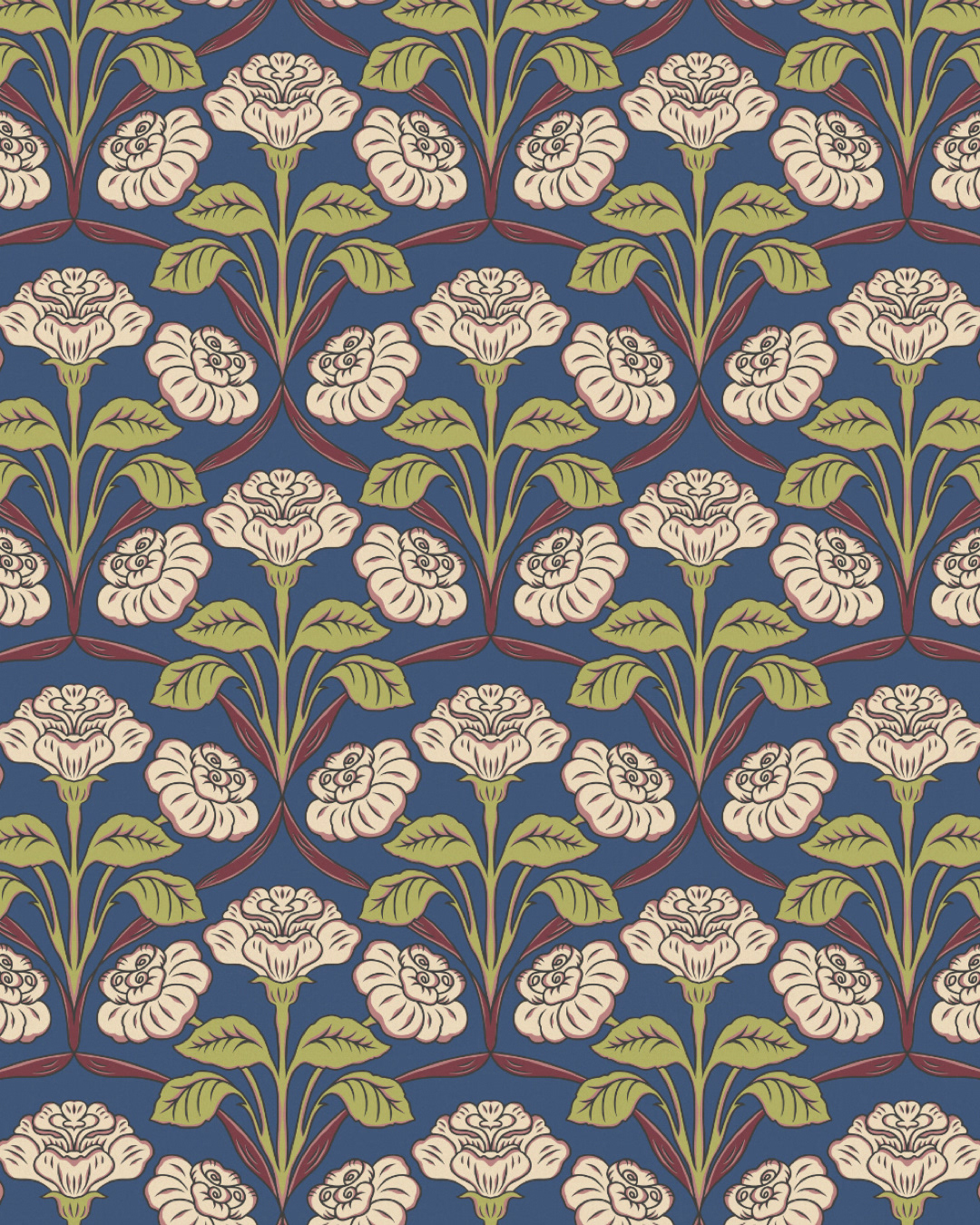 Vintage Roses Seamless pattern
