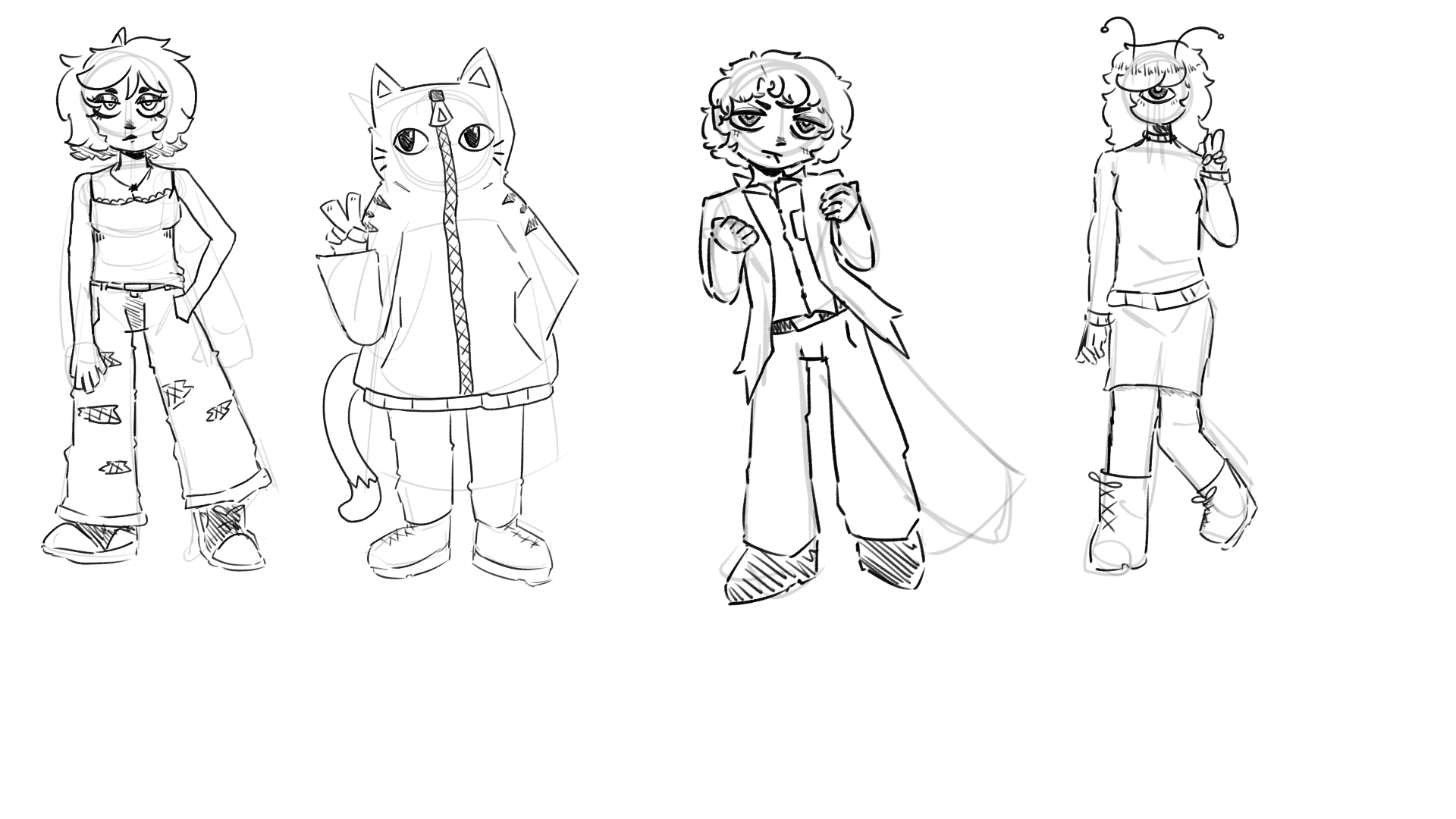 Different artstyles of mine - 2025