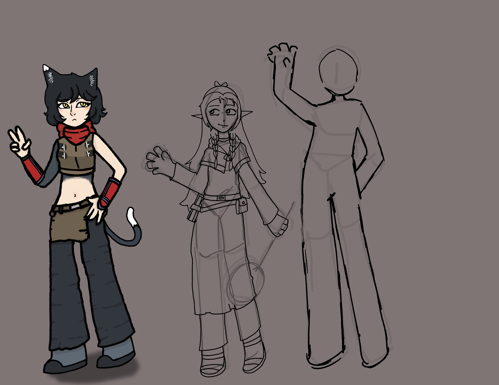 Dungeon meshi, unfinished fanart