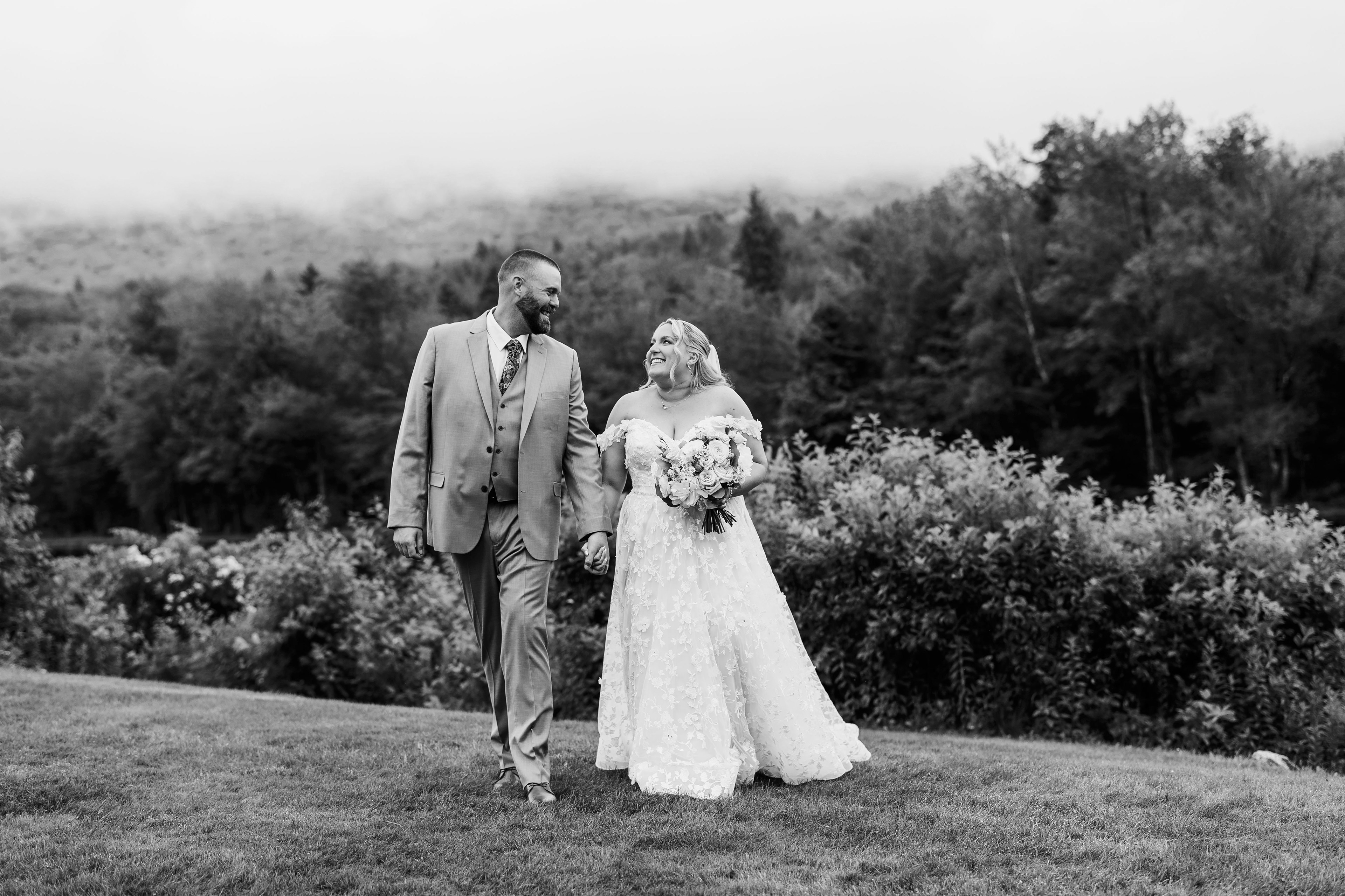 Some moments breathe slower — like this one by the river at Indian Head Resort, where love met the mountain air.