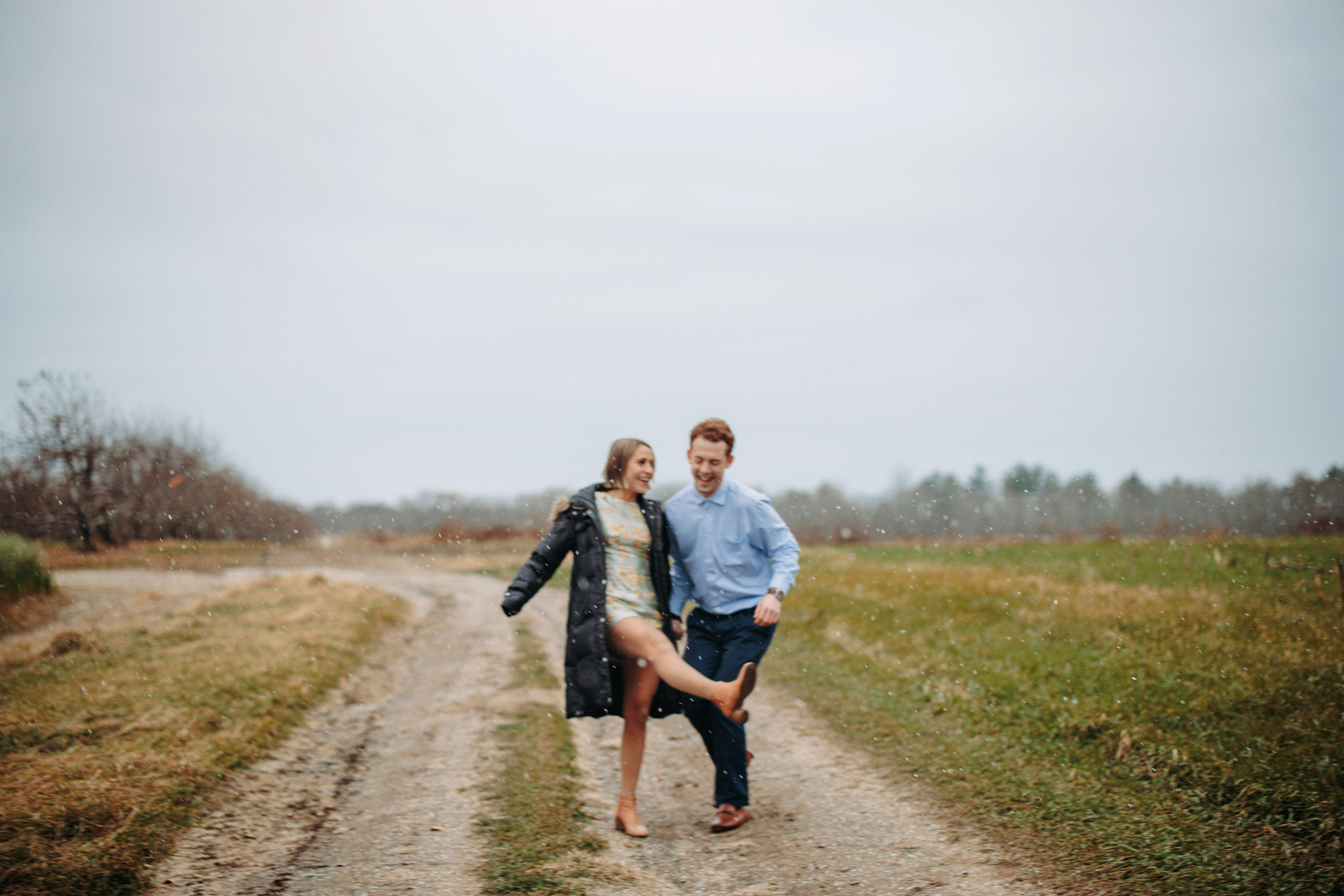 A calm November afternoon turned into a snowy surprise — and it couldn’t have been more beautiful.