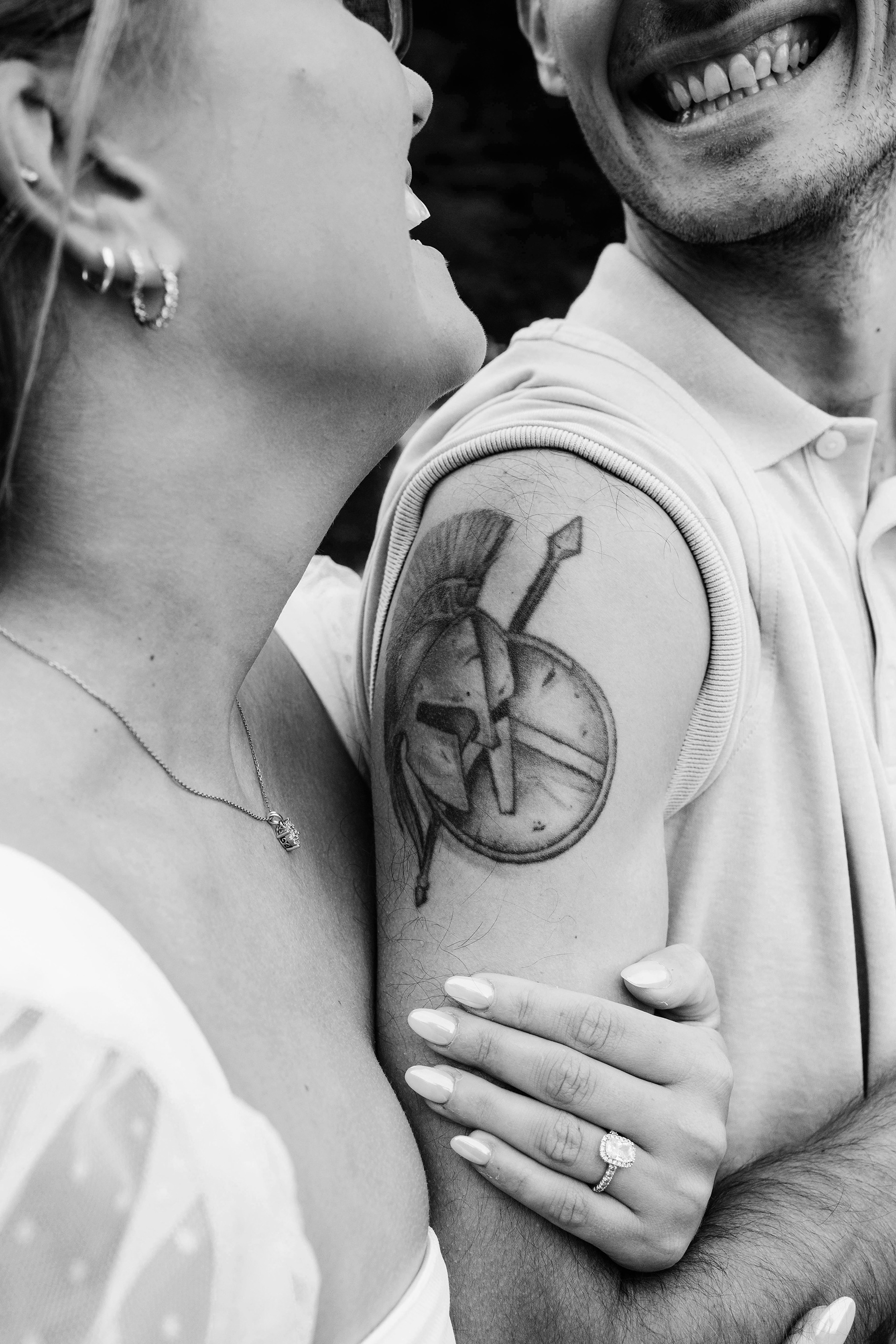 Gentle light, quiet joy — romantic engagement photos that feel like home.