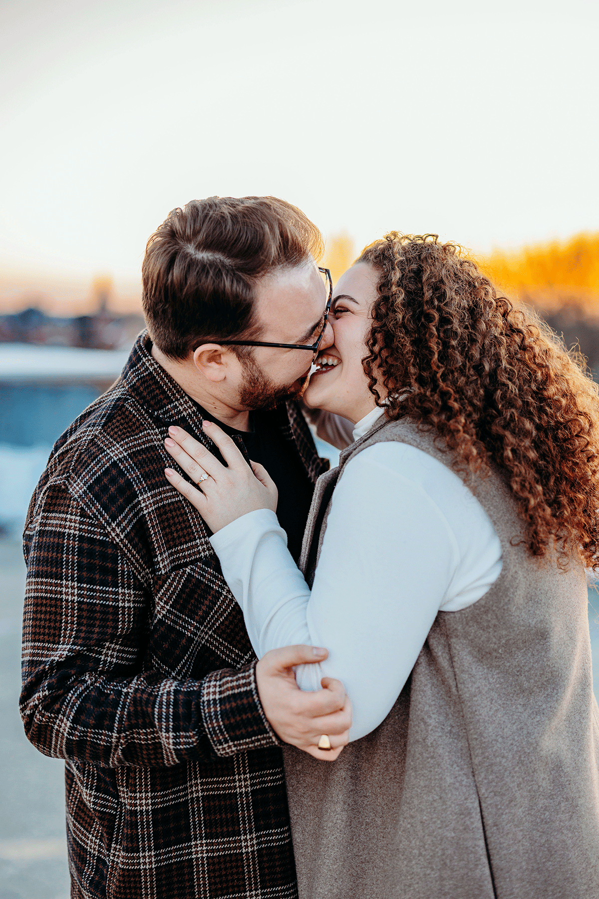Southern New Hampshire engagement photography with a focus on real moments and natural light.