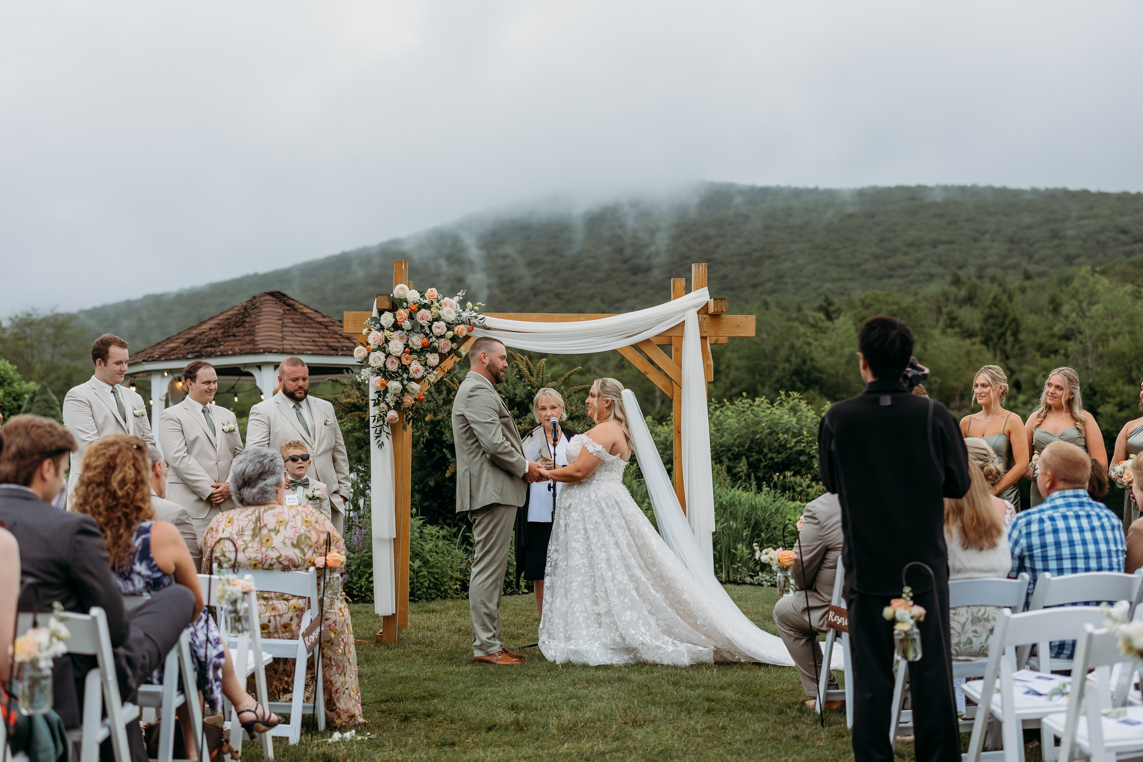 With the White Mountains as witness, they spoke words that only love could write.