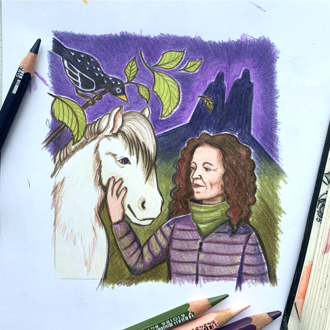 The finished illustration.